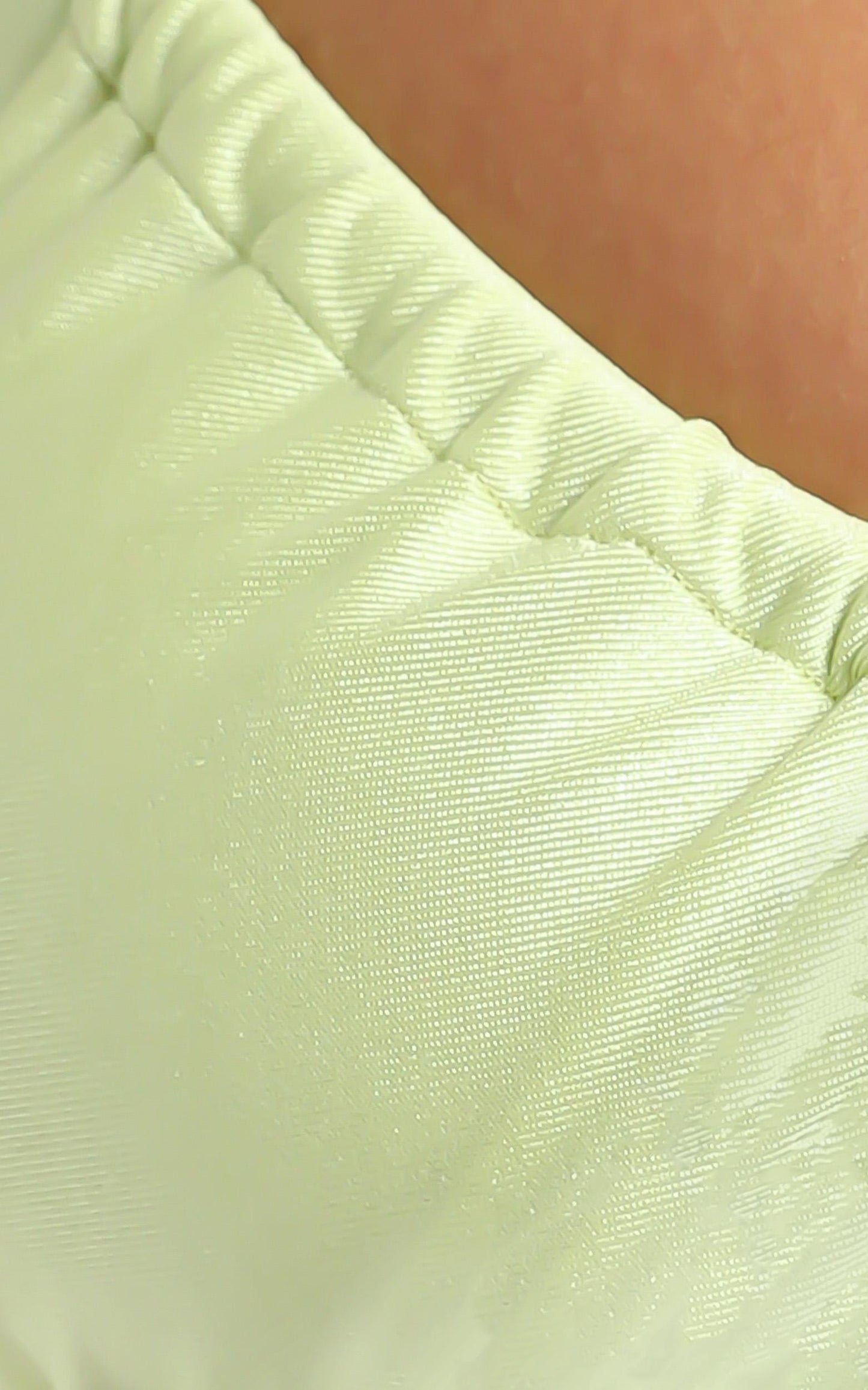 Twiin Swim - Vega Ruched Bandeau in Lime