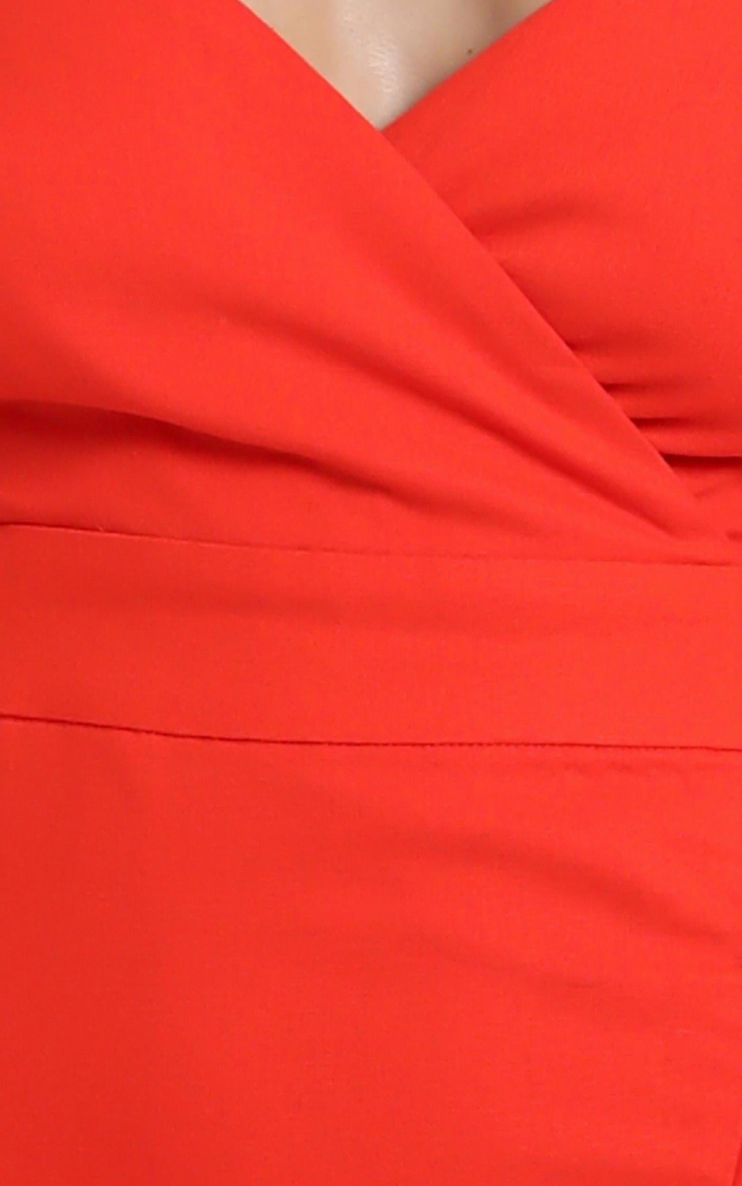 Cant Move On Off Shoulder Mini Dress in Tangerine Linen Look