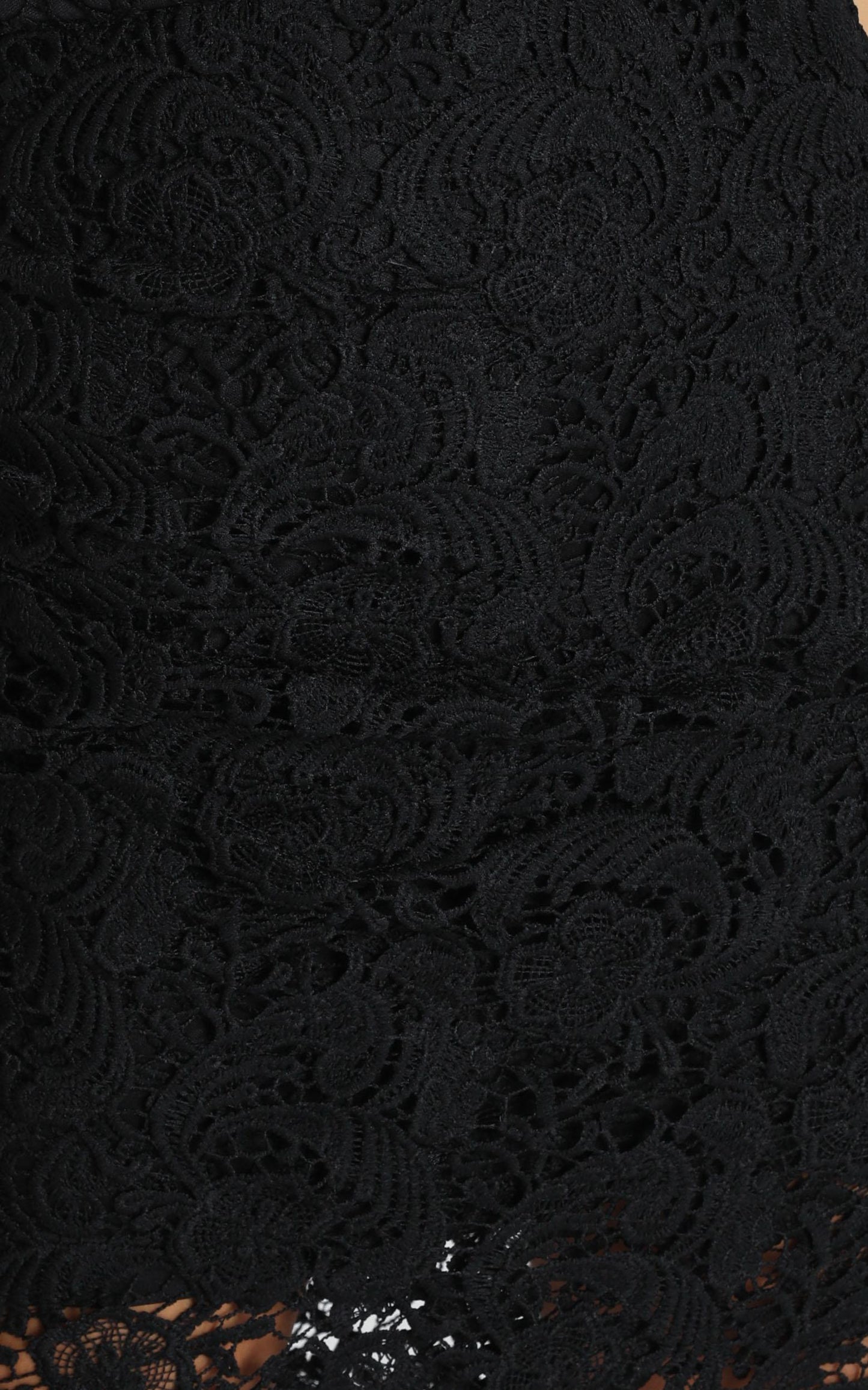 Typical Lover Dress in Black Lace