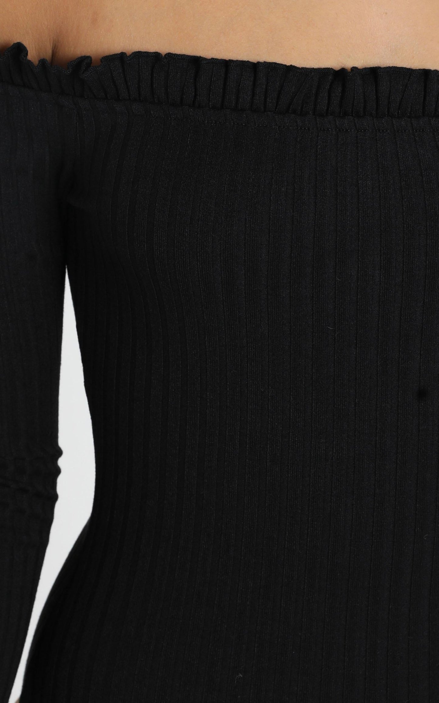 Fresh As A Daisy Bodysuit In Black