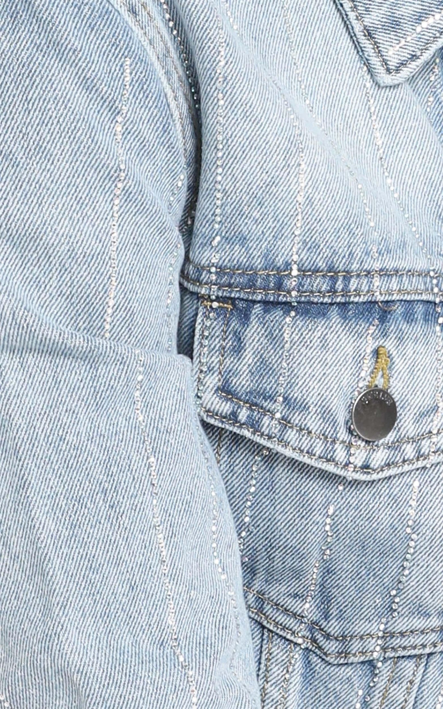 Kaycee Denim Jacket in Mid Light Wash
