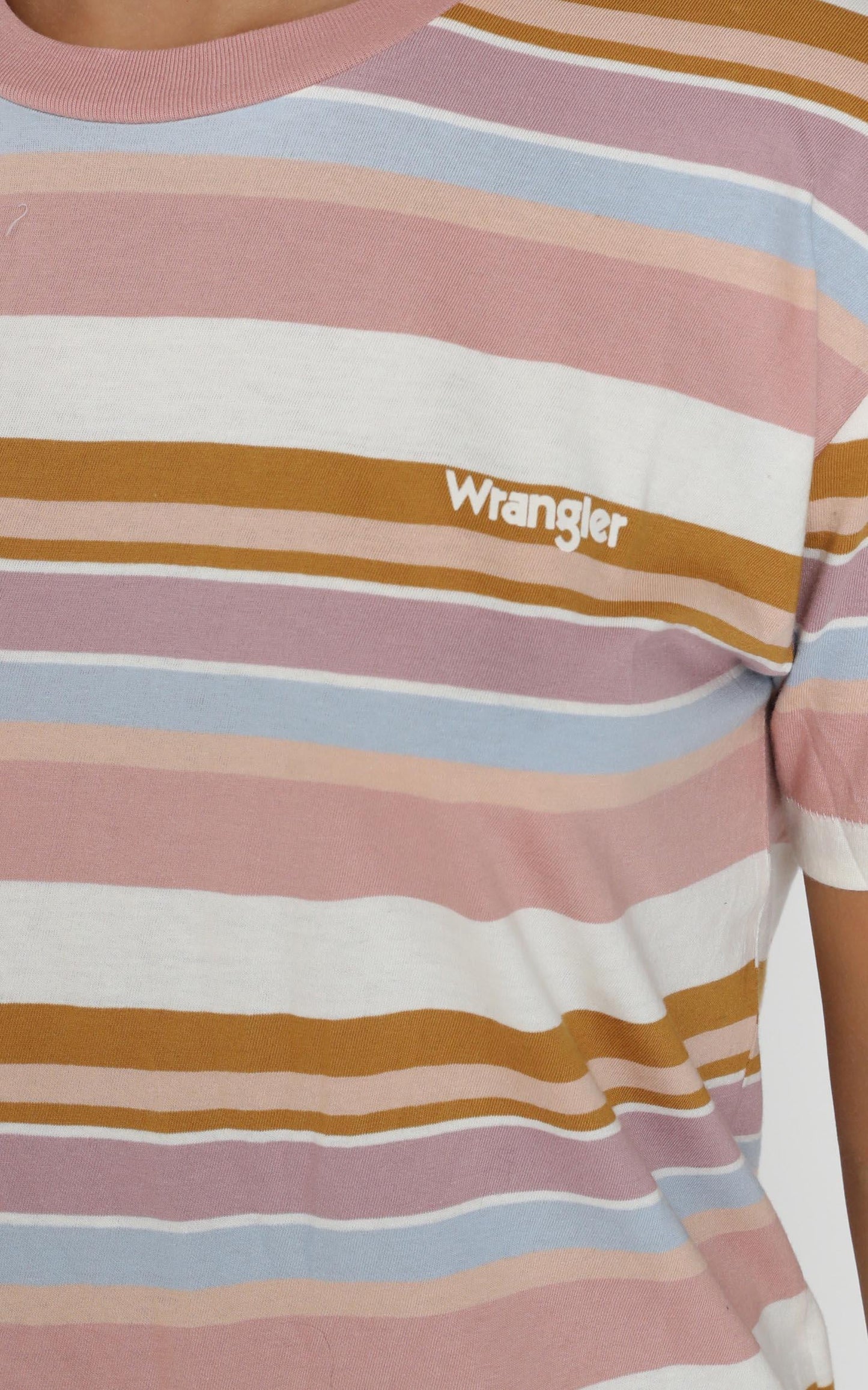 Wrangler - Lori Stripe Tee in Spring Hues