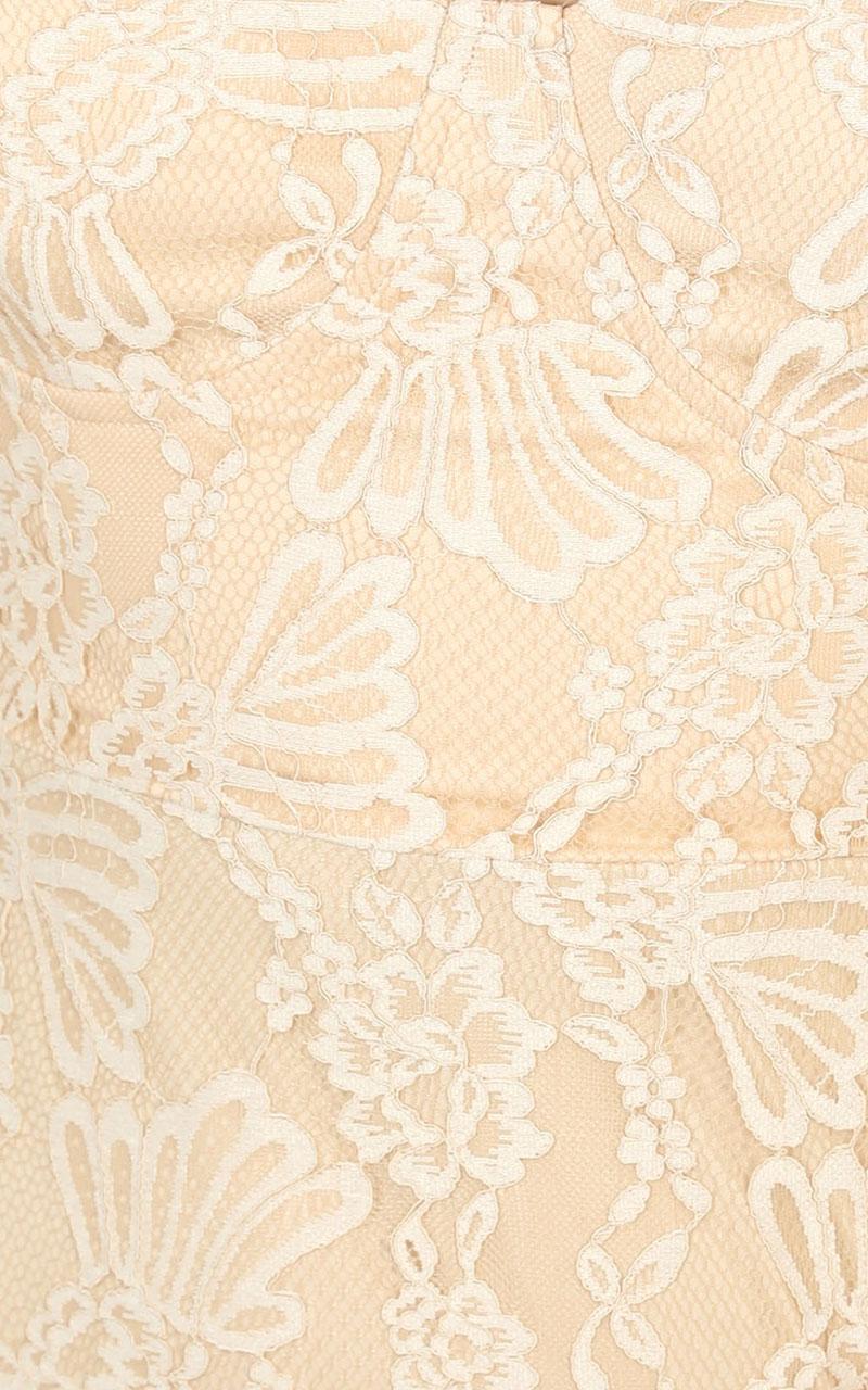 Youve Got The Power Dress In Nude Lace