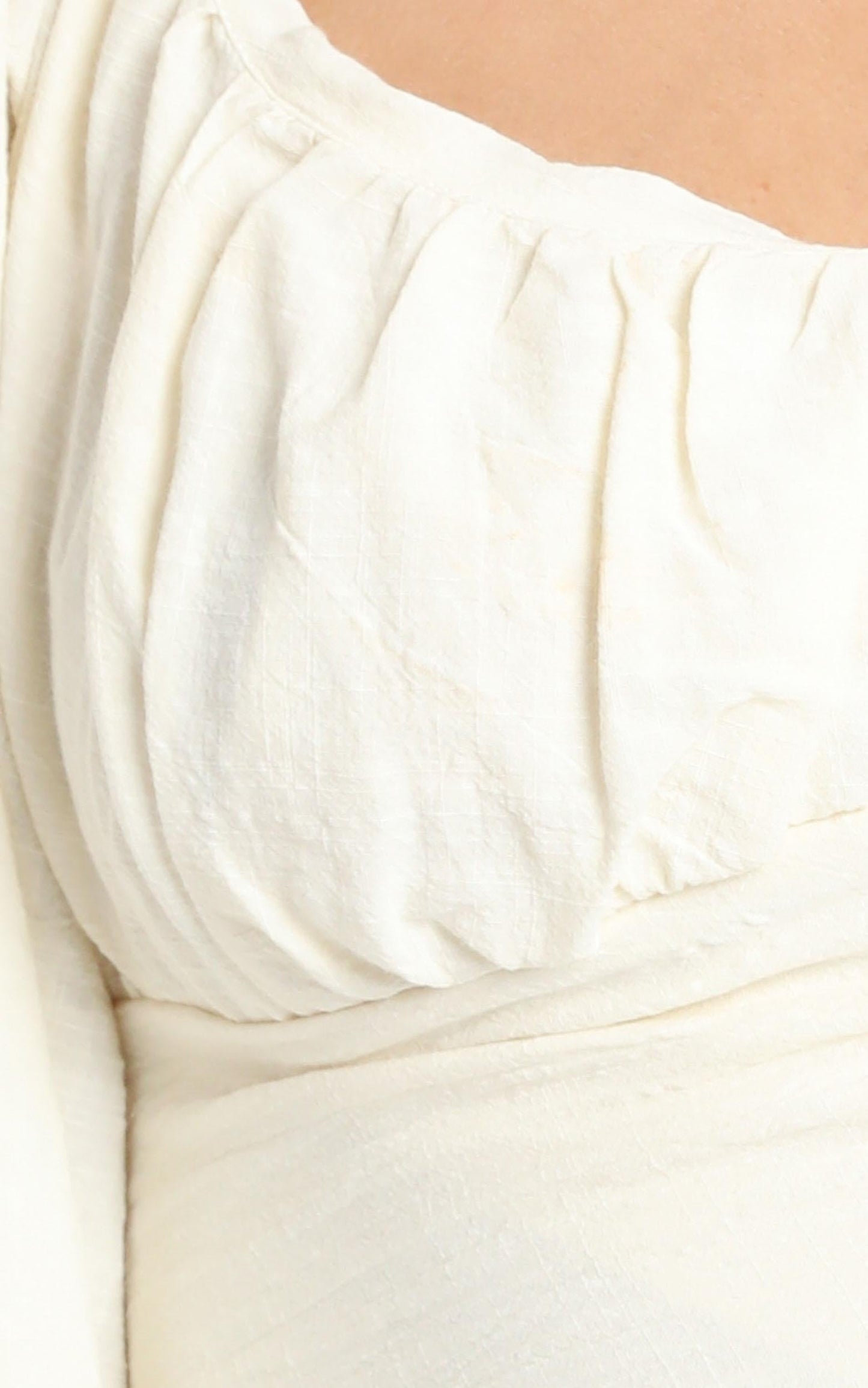 Aleksis Longsleeve Top in Cream