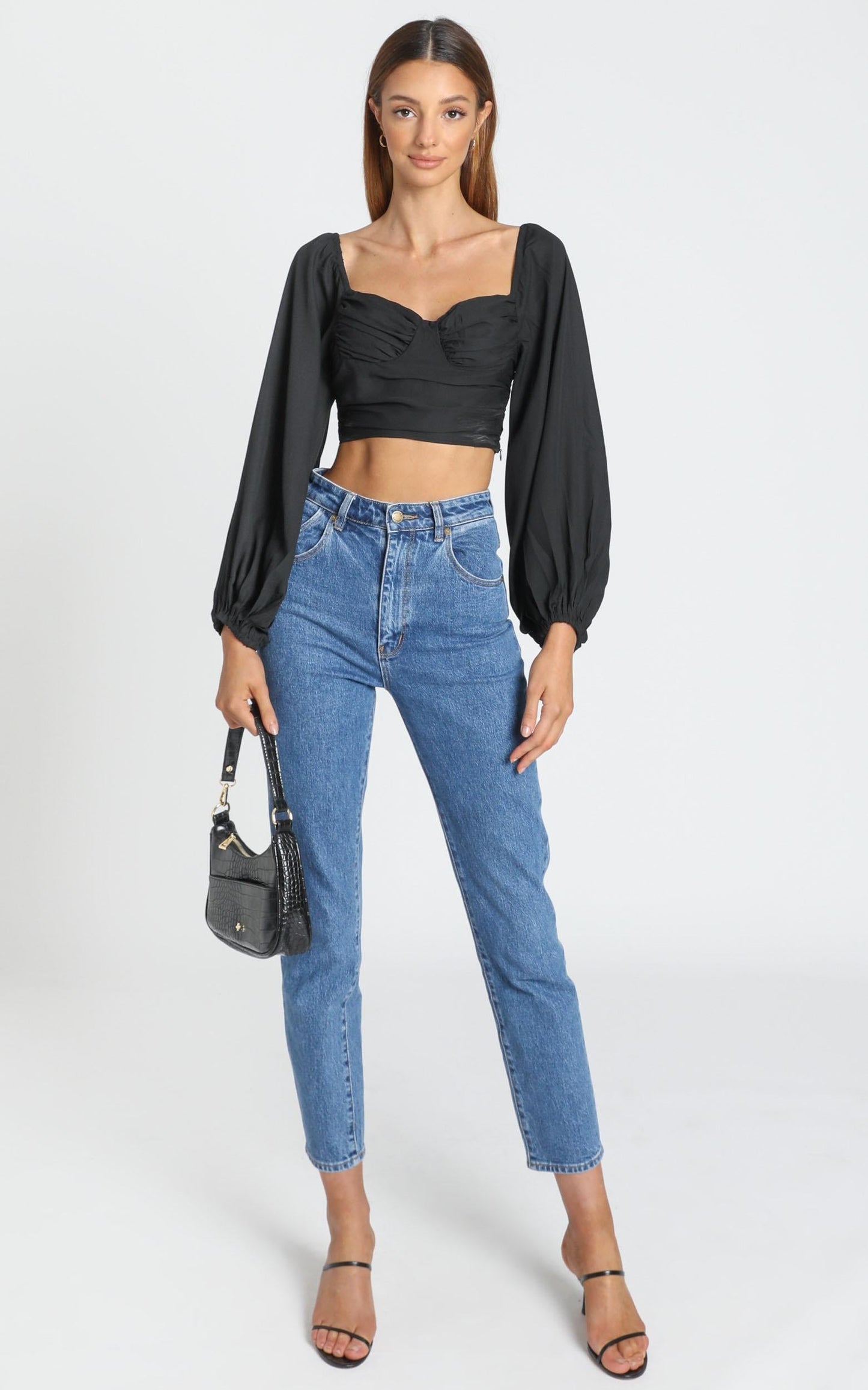 Fallon Top in Black