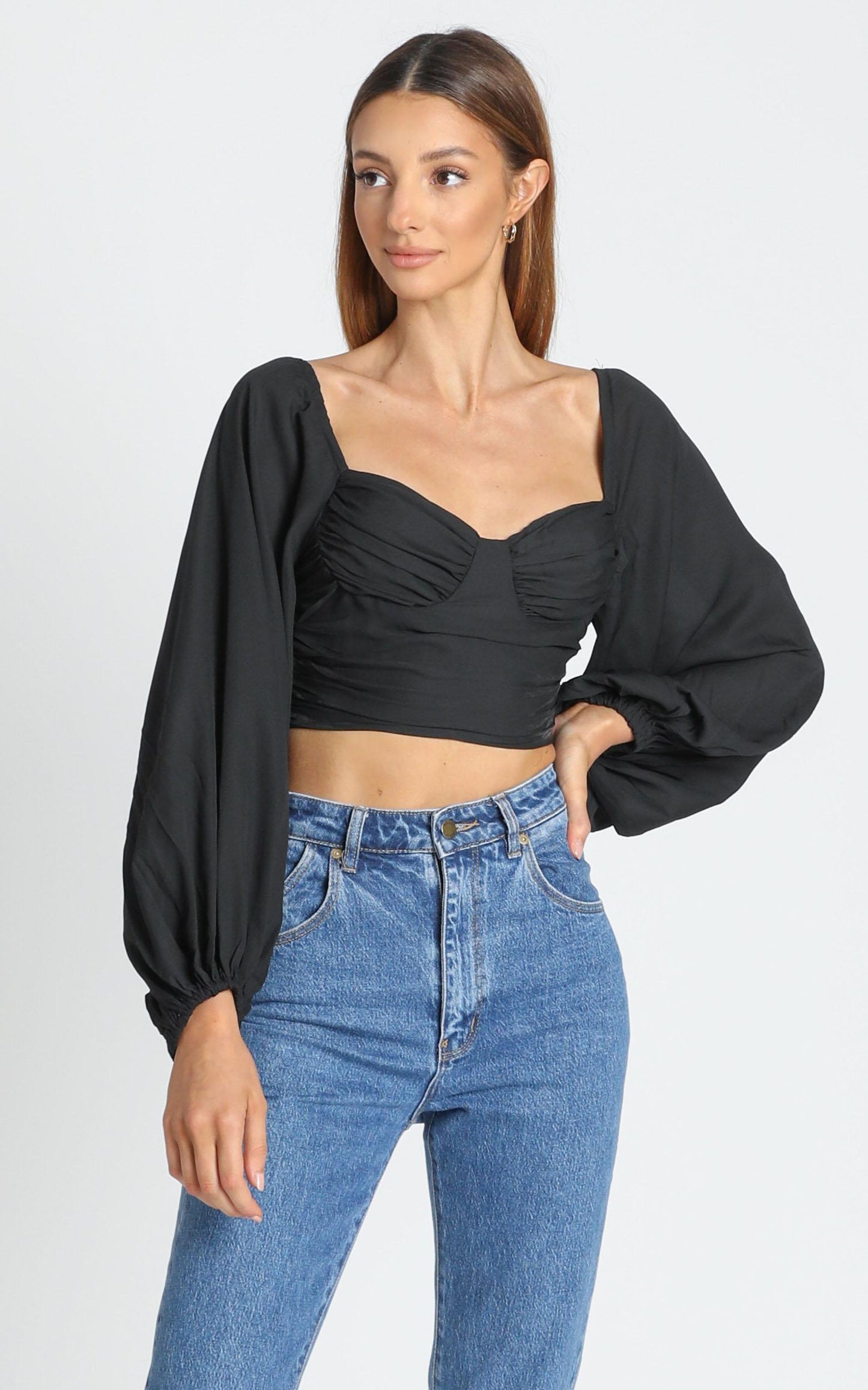 Fallon Top in Black