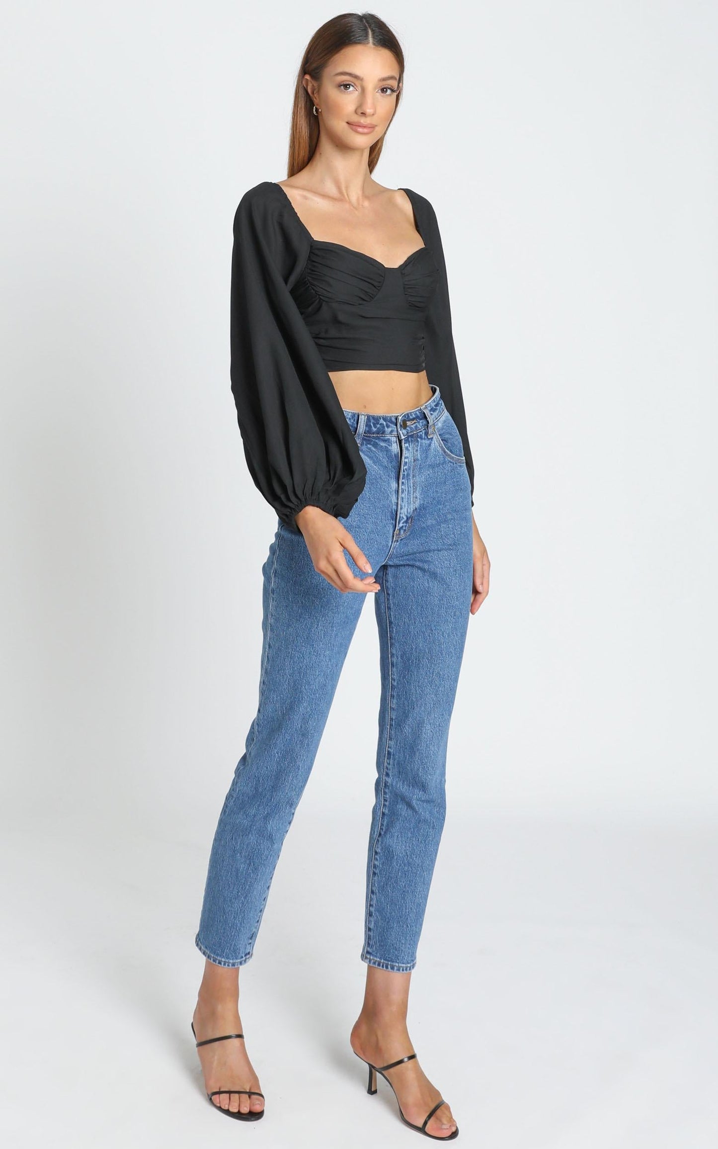 Fallon Top in Black