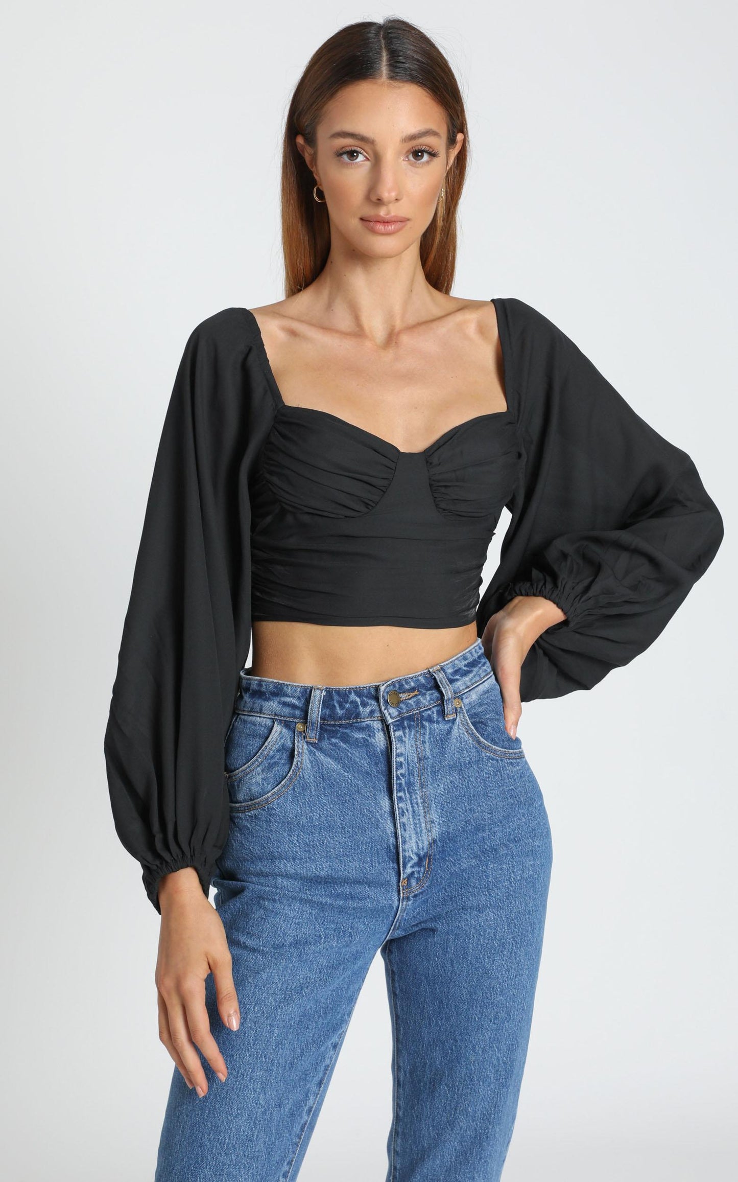 Fallon Top in Black