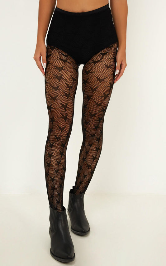Far Fetched Stockings In Black
