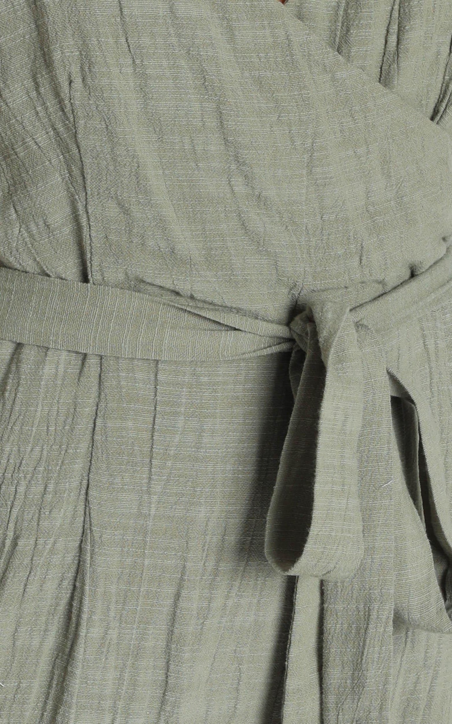 Farah Jumpsuit in Khaki Linen Look