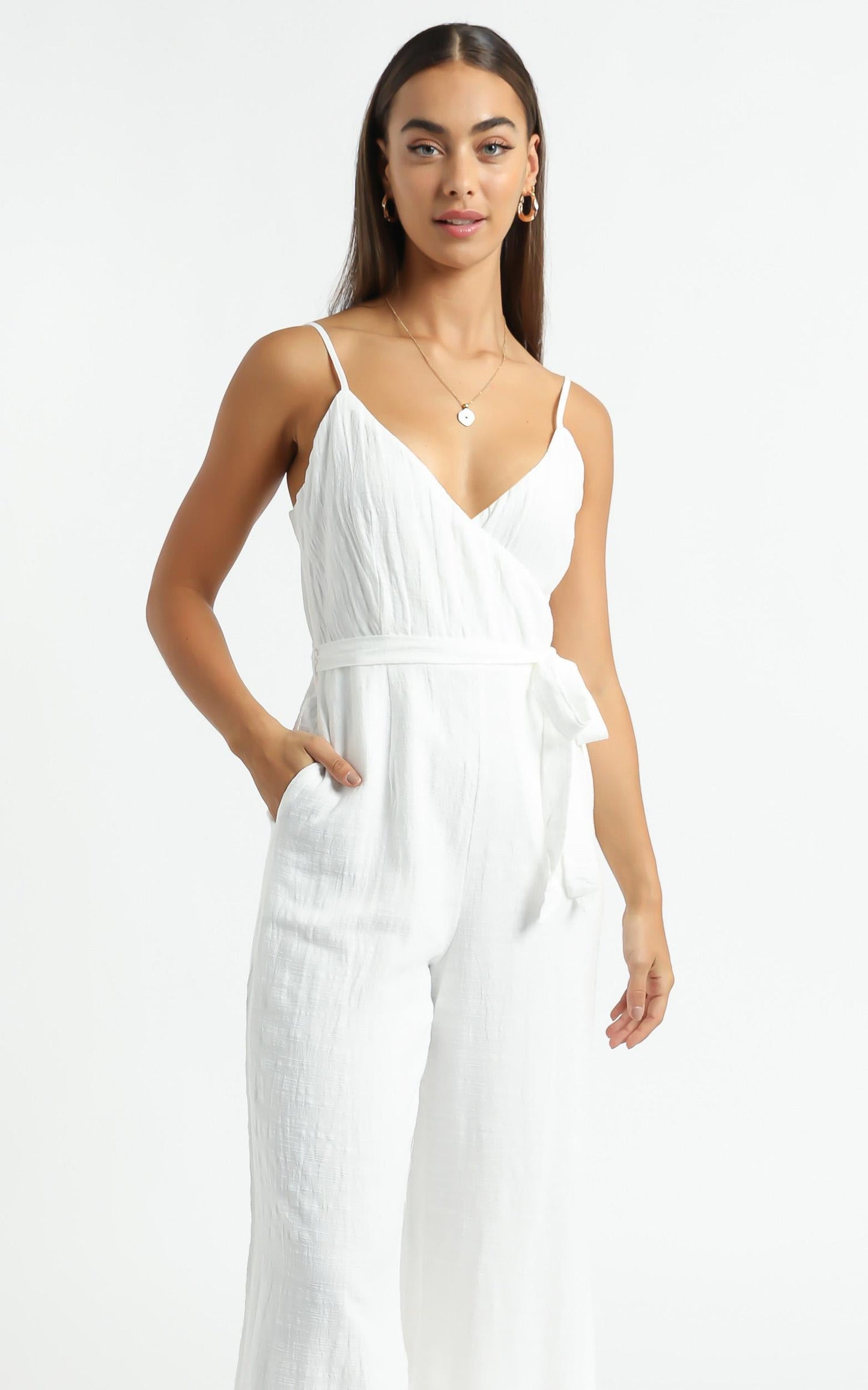 Farah Jumpsuit in White