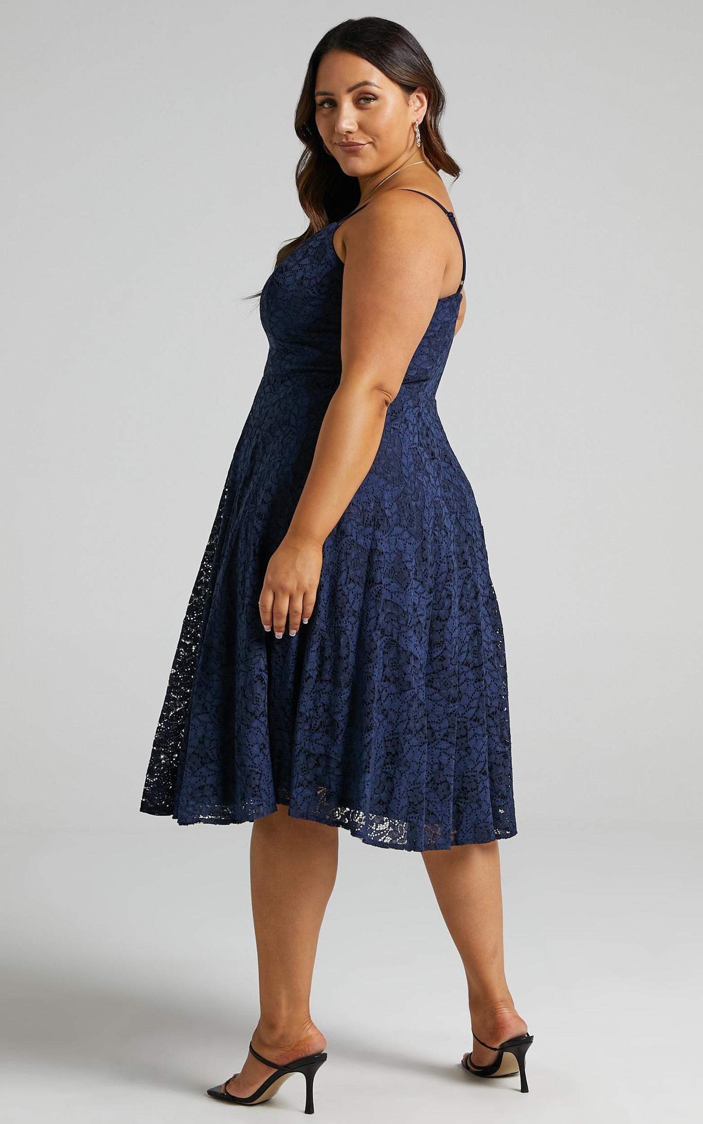 Far Beyond Dress in Navy Lace