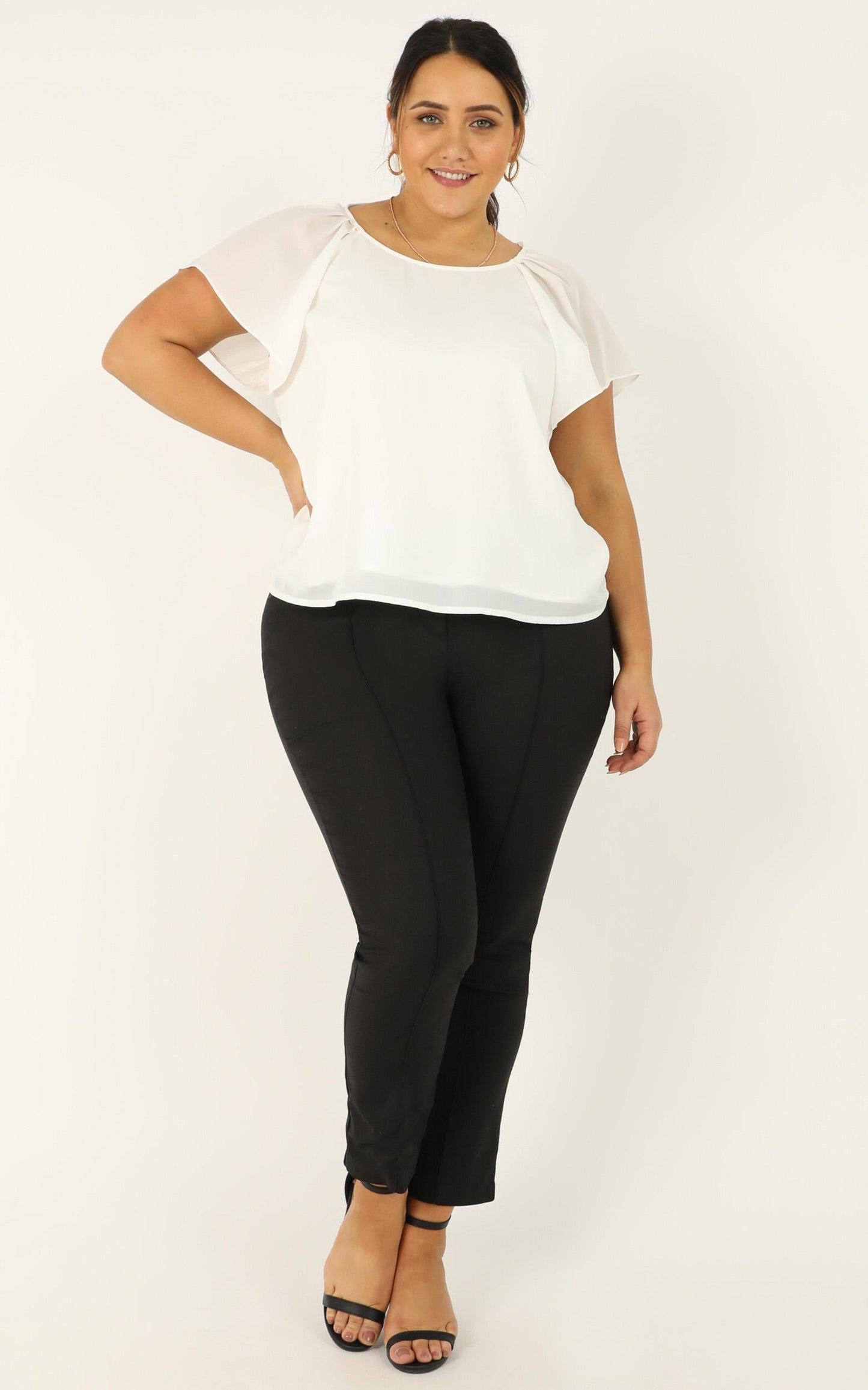 Faster Than You Top in White