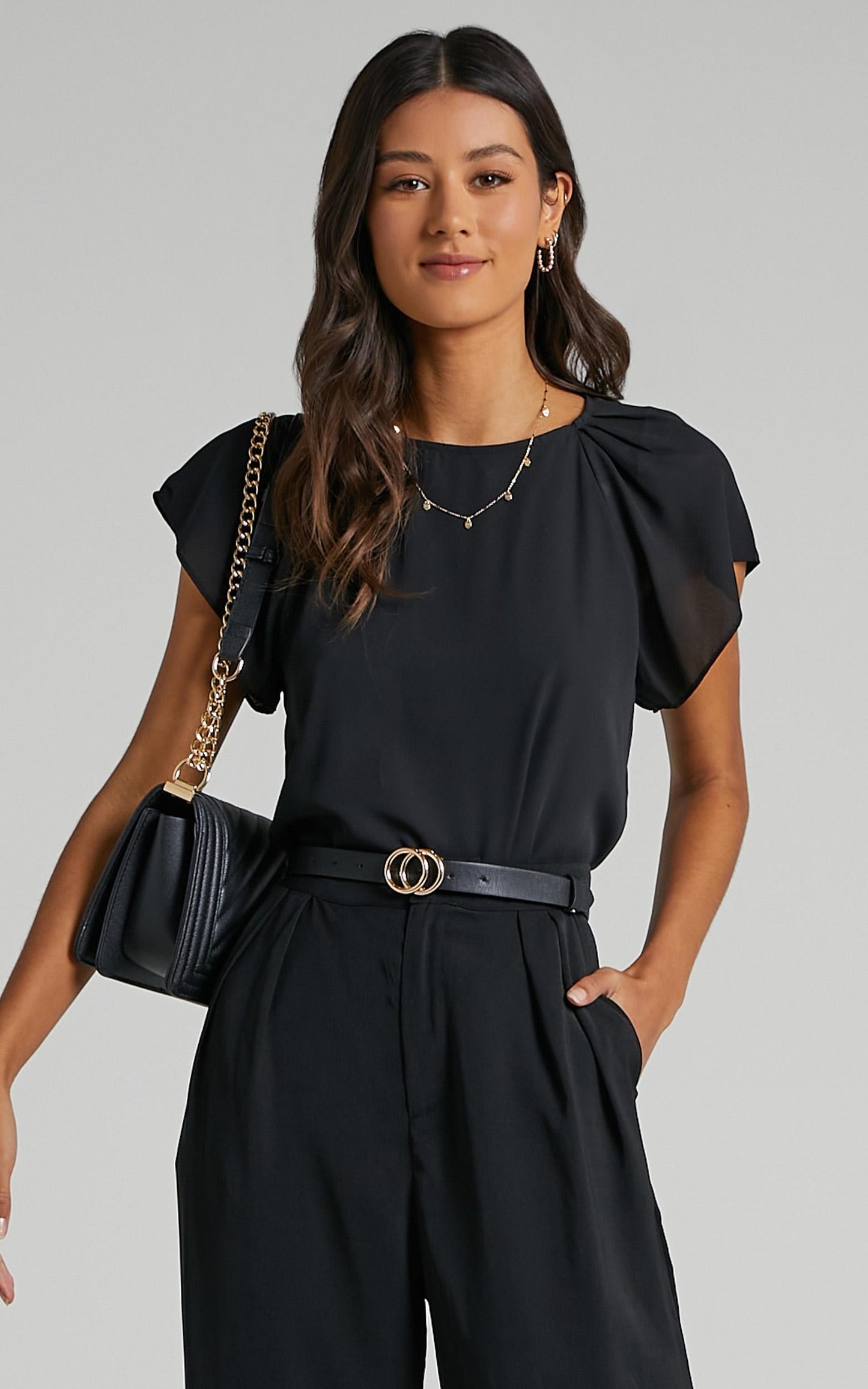 Faster Than You Top in Black