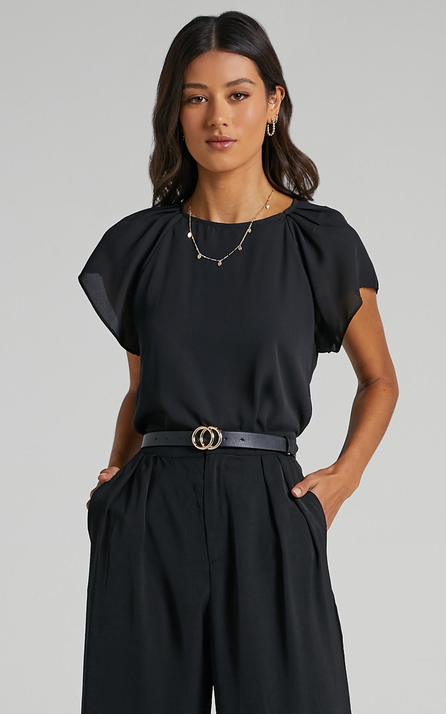 Faster Than You Top in Black