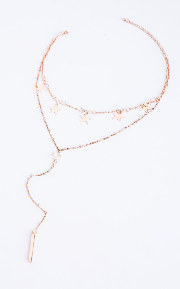 What We Get necklace in gold