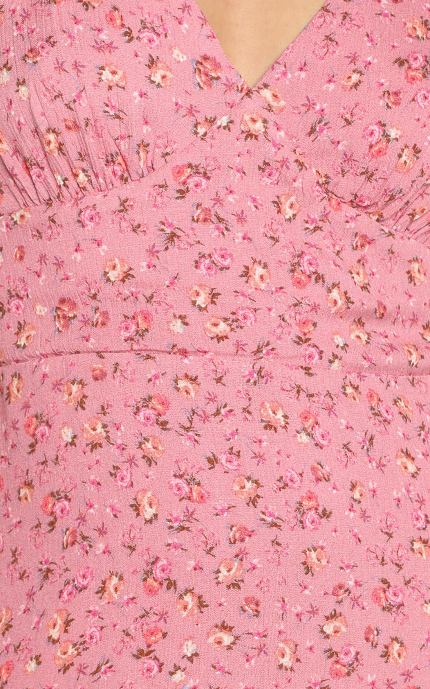 Feodora Dress in Pink Floral