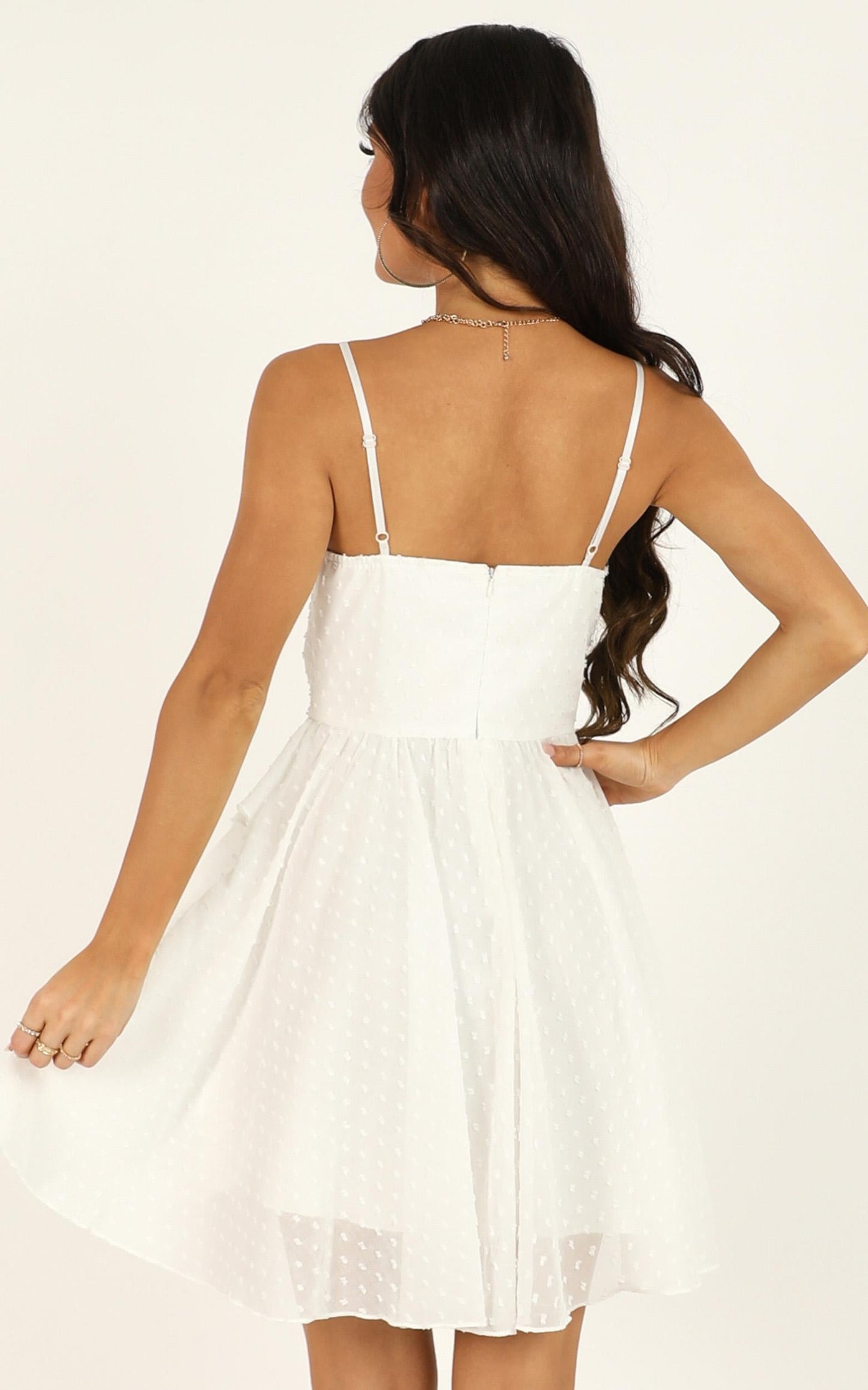 Feels Like Heaven Dress In White