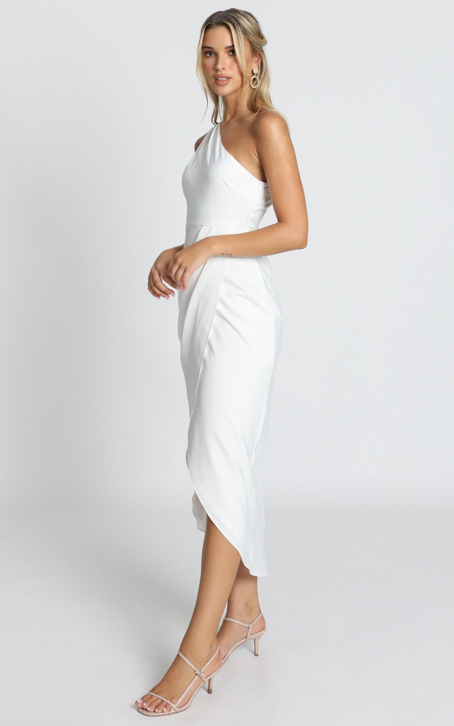 Felt So Happy Dress in White