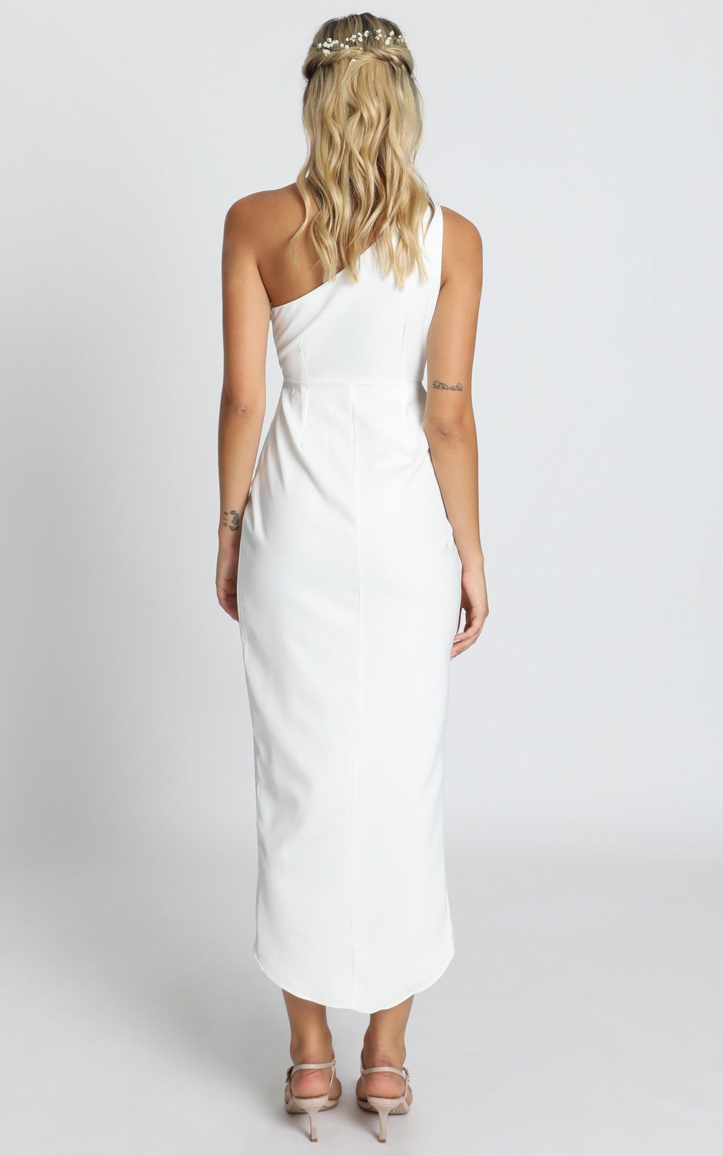 Felt So Happy Dress in White