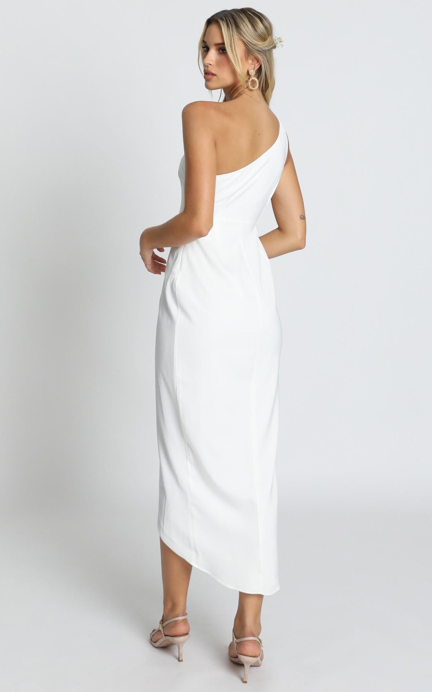 Felt So Happy Dress in White