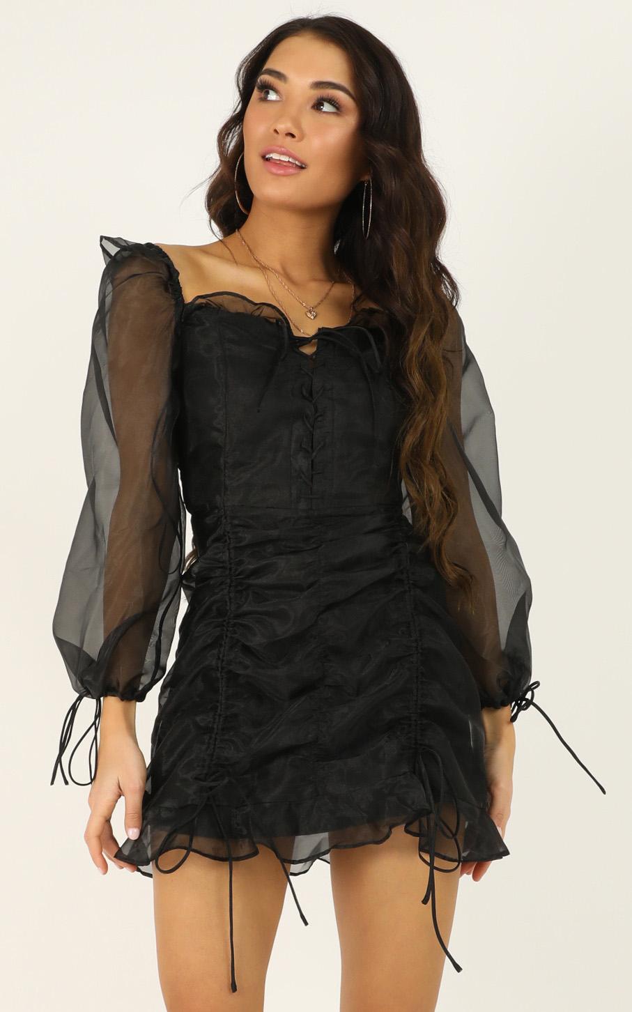 Lioness - Feng Shui Dress in Black