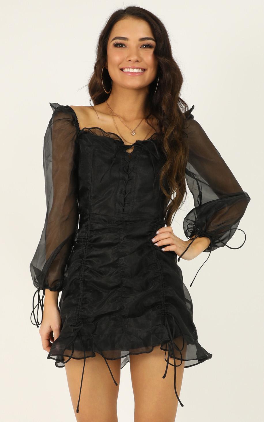 Lioness - Feng Shui Dress in Black