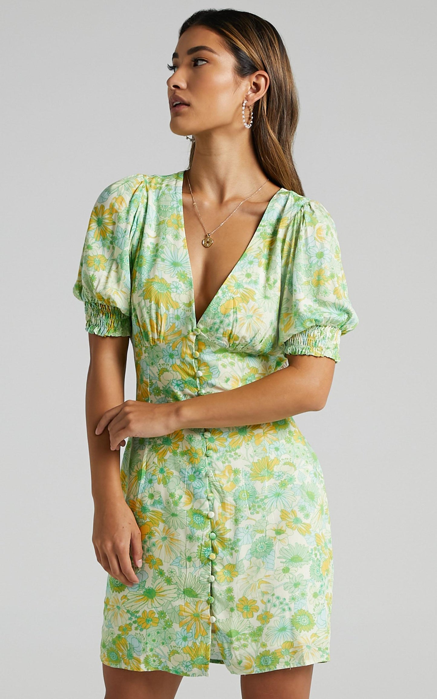 Feronia Dress in Fresh Floral