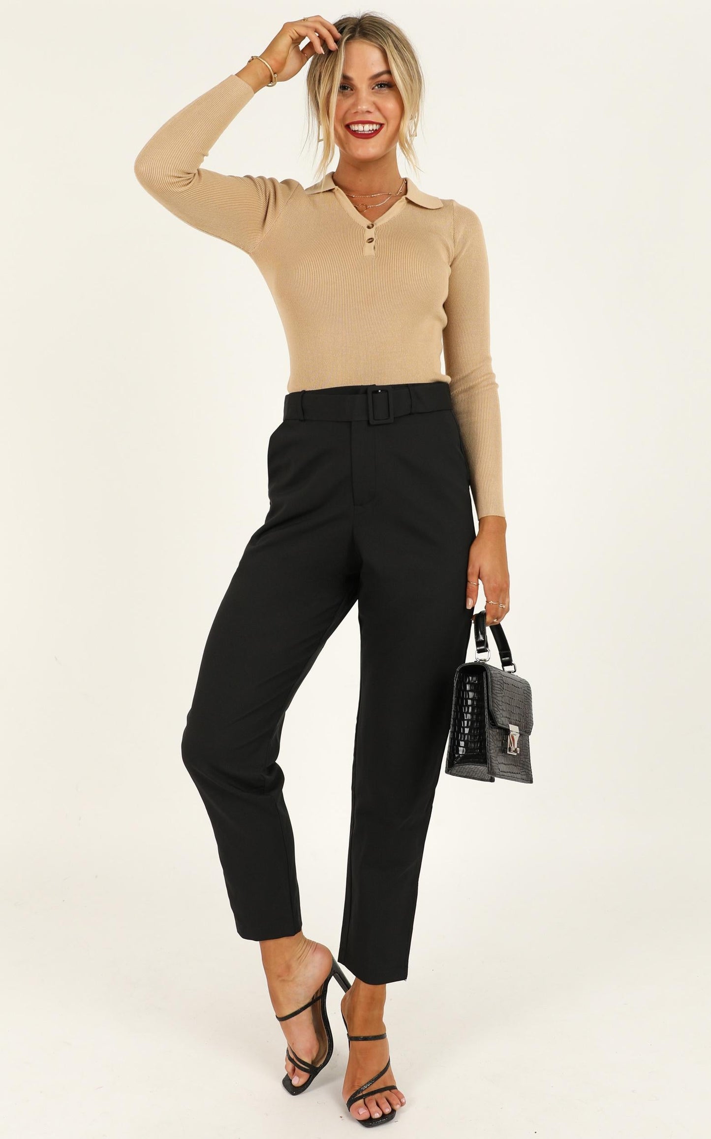 Field Trip Pants In Black