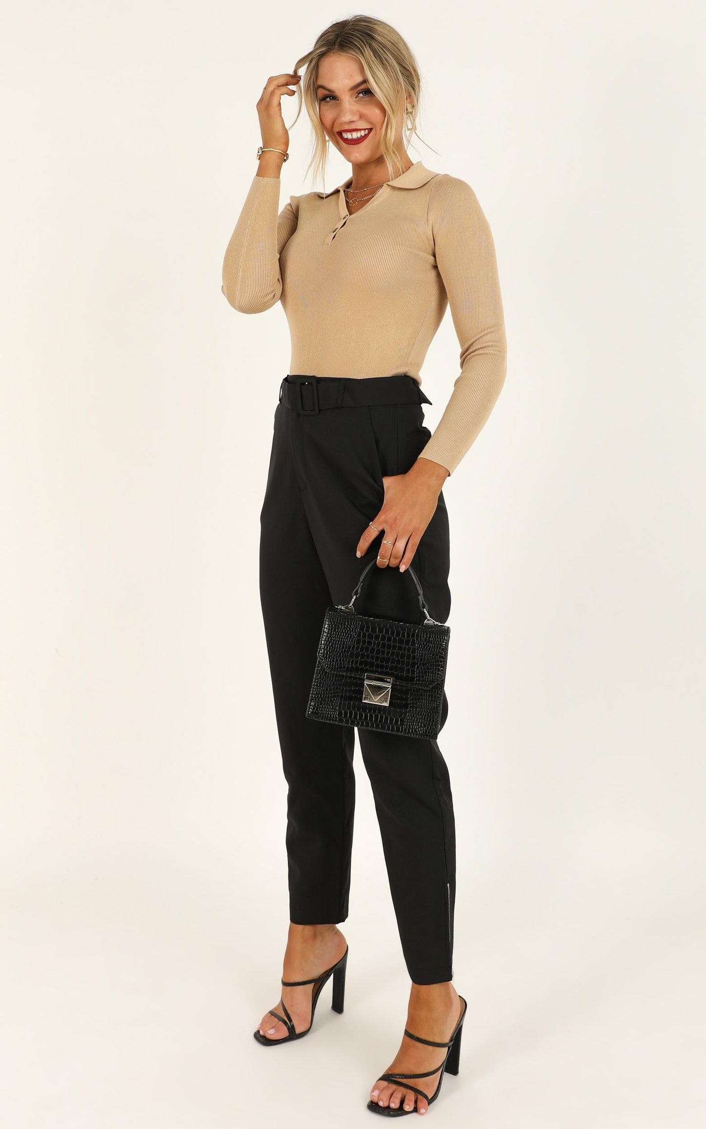Field Trip Pants In Black