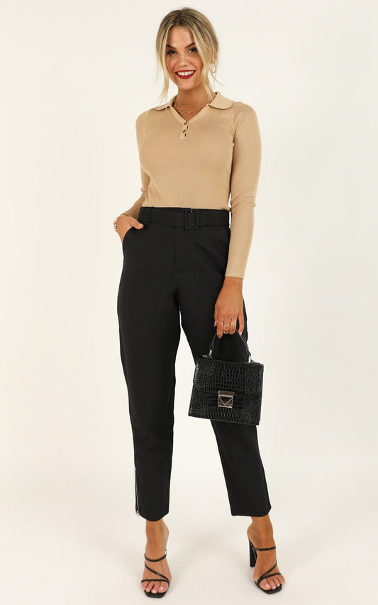 Field Trip Pants In Black