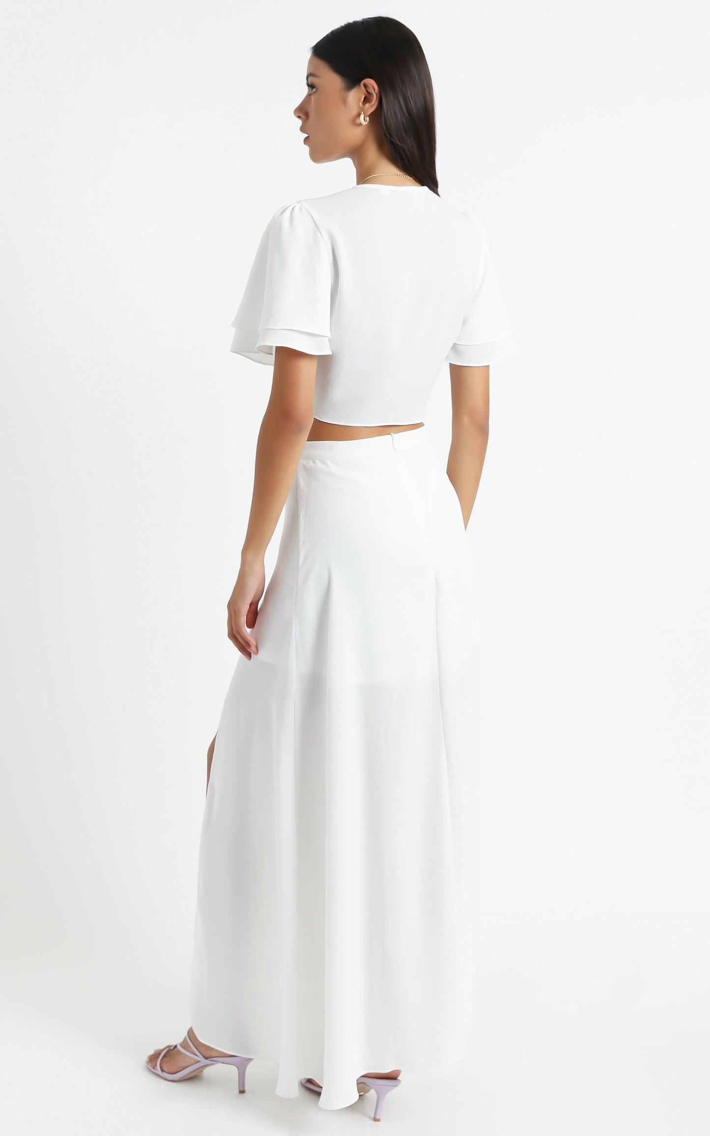 First Thing Two Piece Set in White