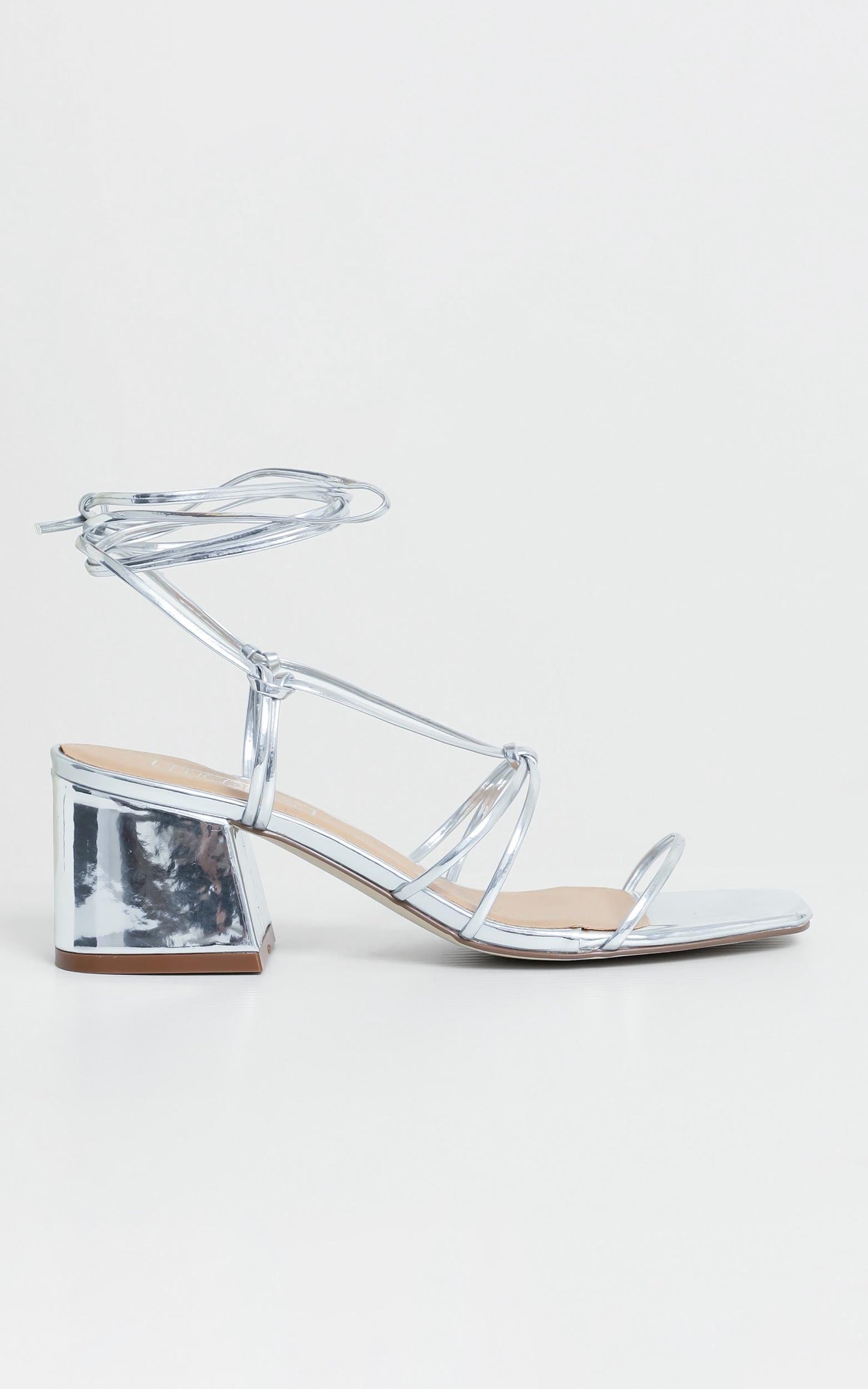 Therapy - Ariva Heels in Silver Metallic