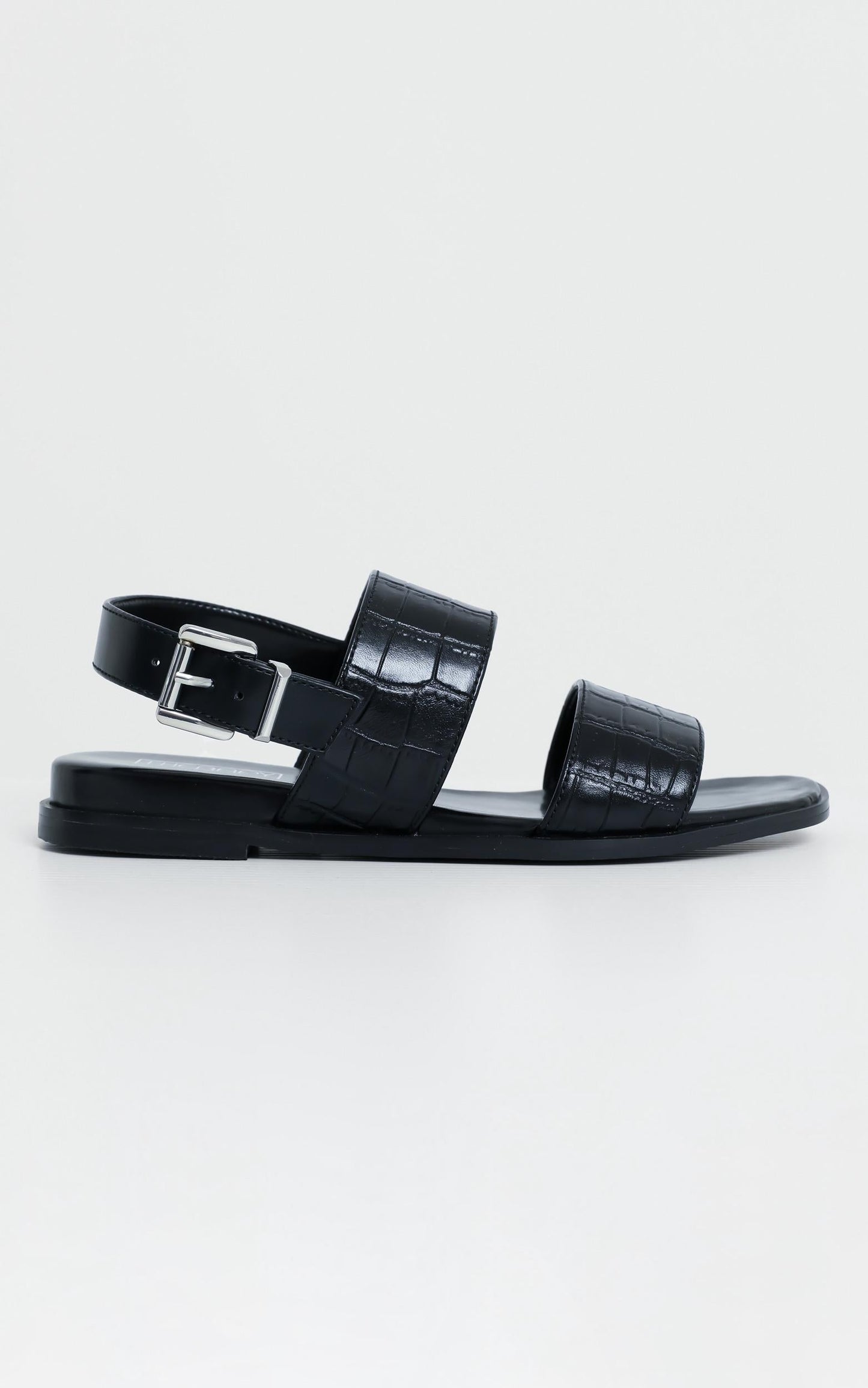 Therapy - Sparrow Sandals in Black Croc