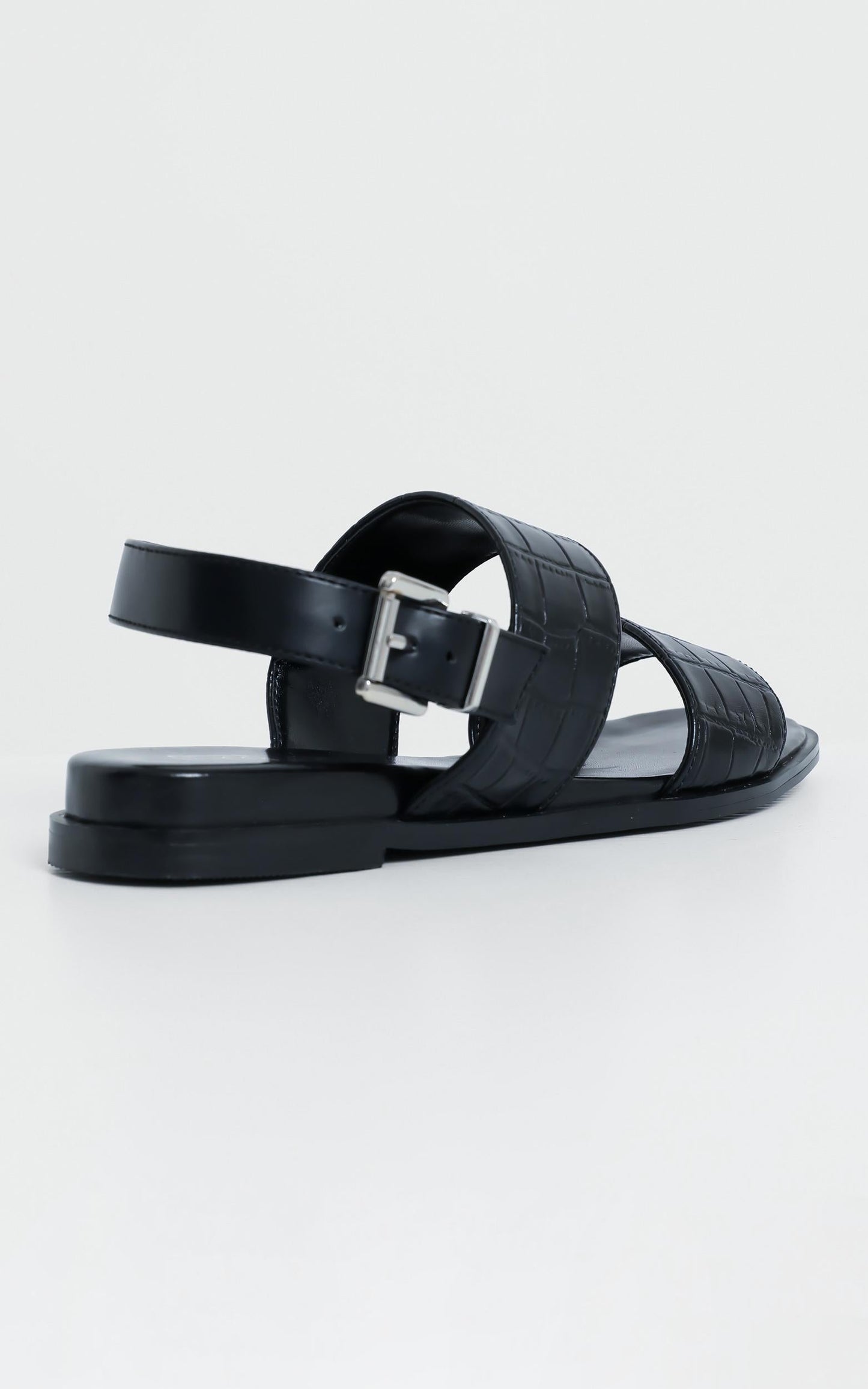 Therapy - Sparrow Sandals in Black Croc