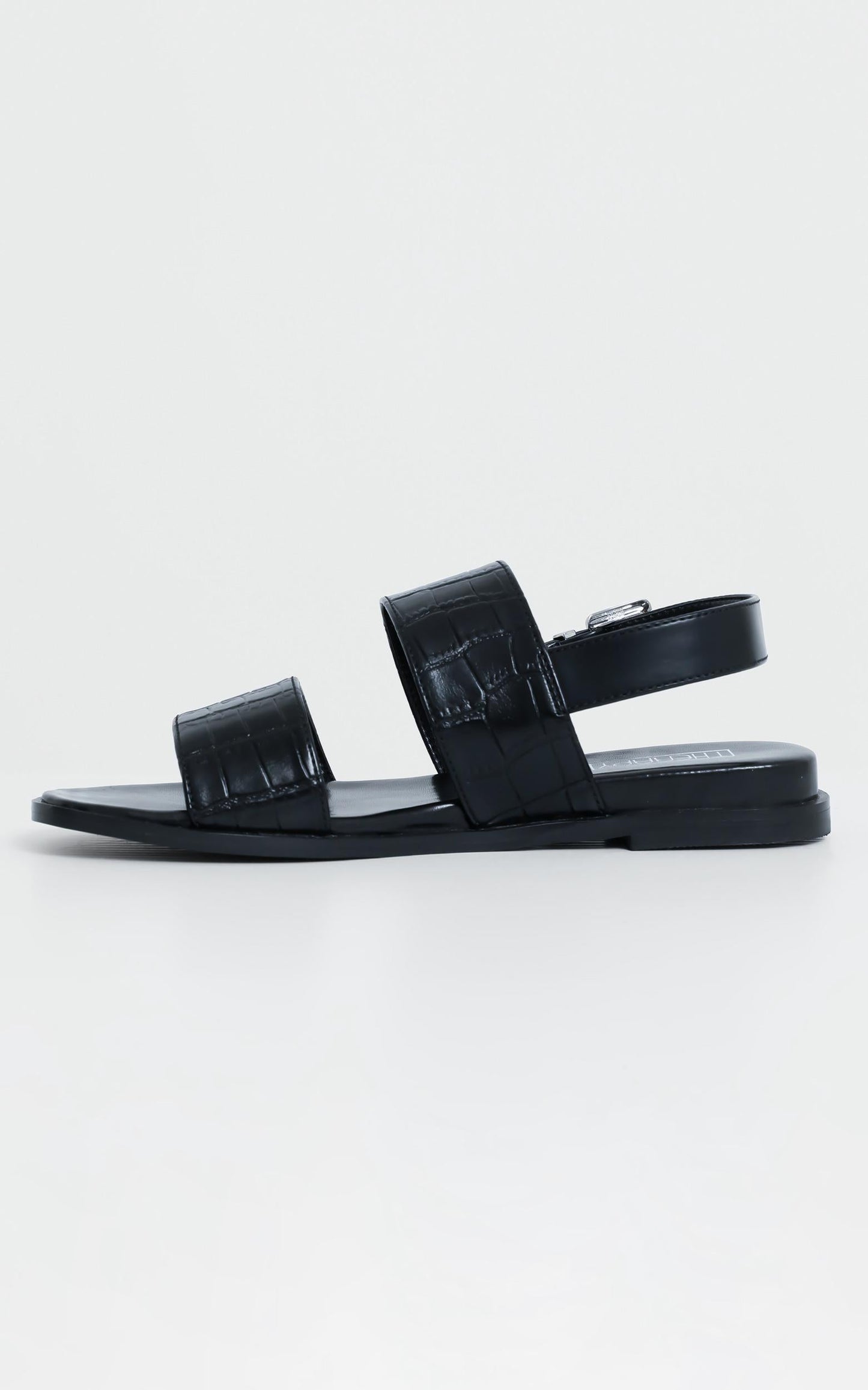 Therapy - Sparrow Sandals in Black Croc
