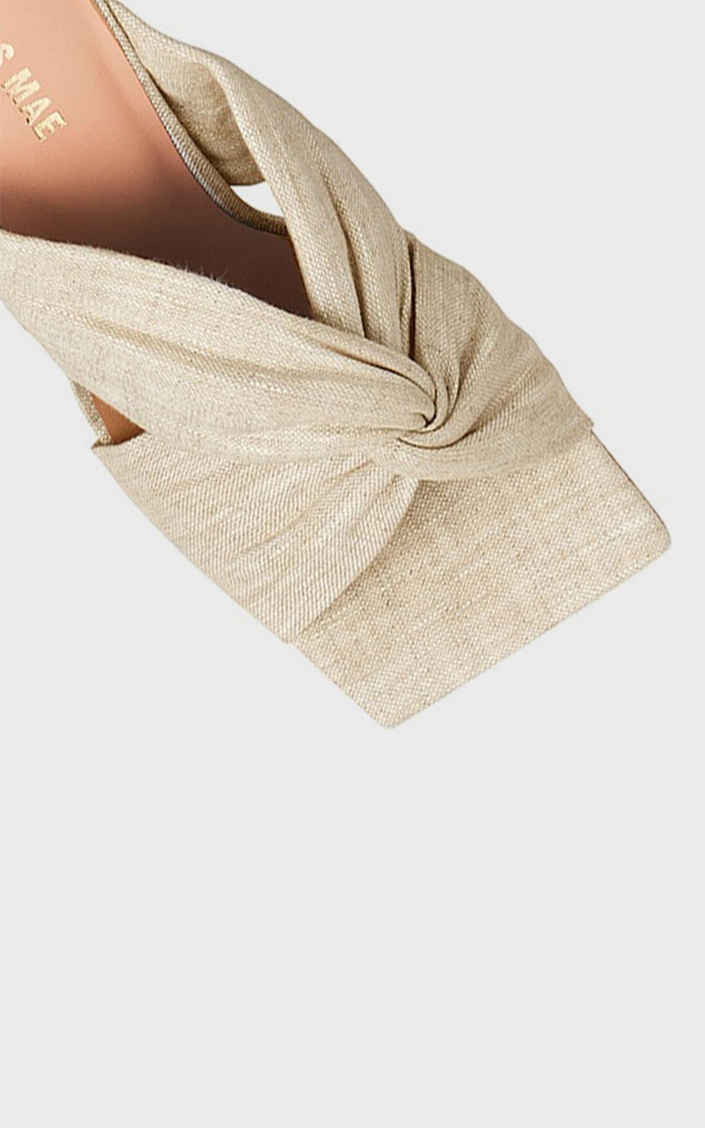 Alias Mae - Flo Heel in Natural Linen