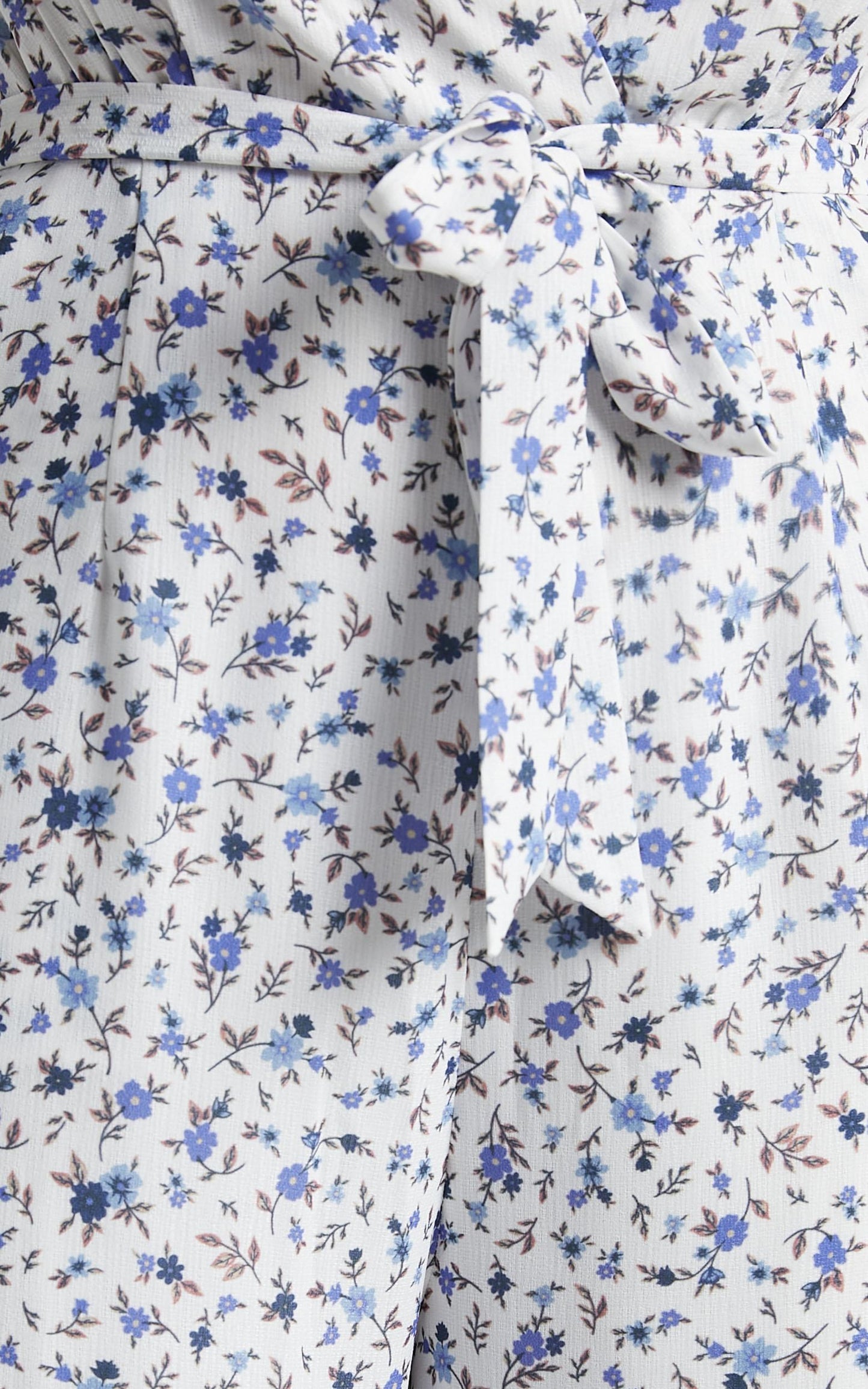 Thought Provoking Jumpsuit in White Floral