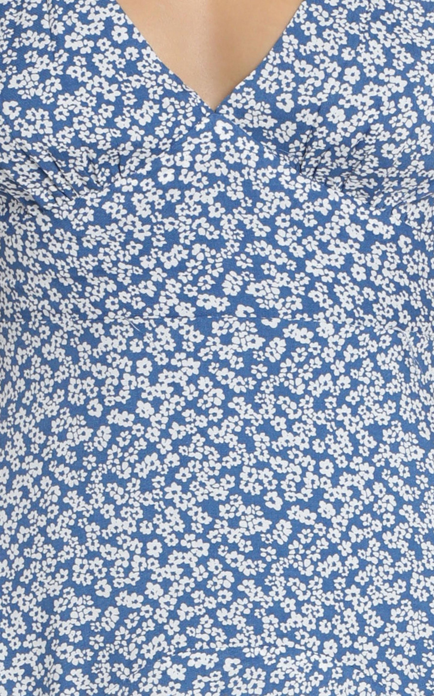 Florida Floral Mini Dress In Navy Floral
