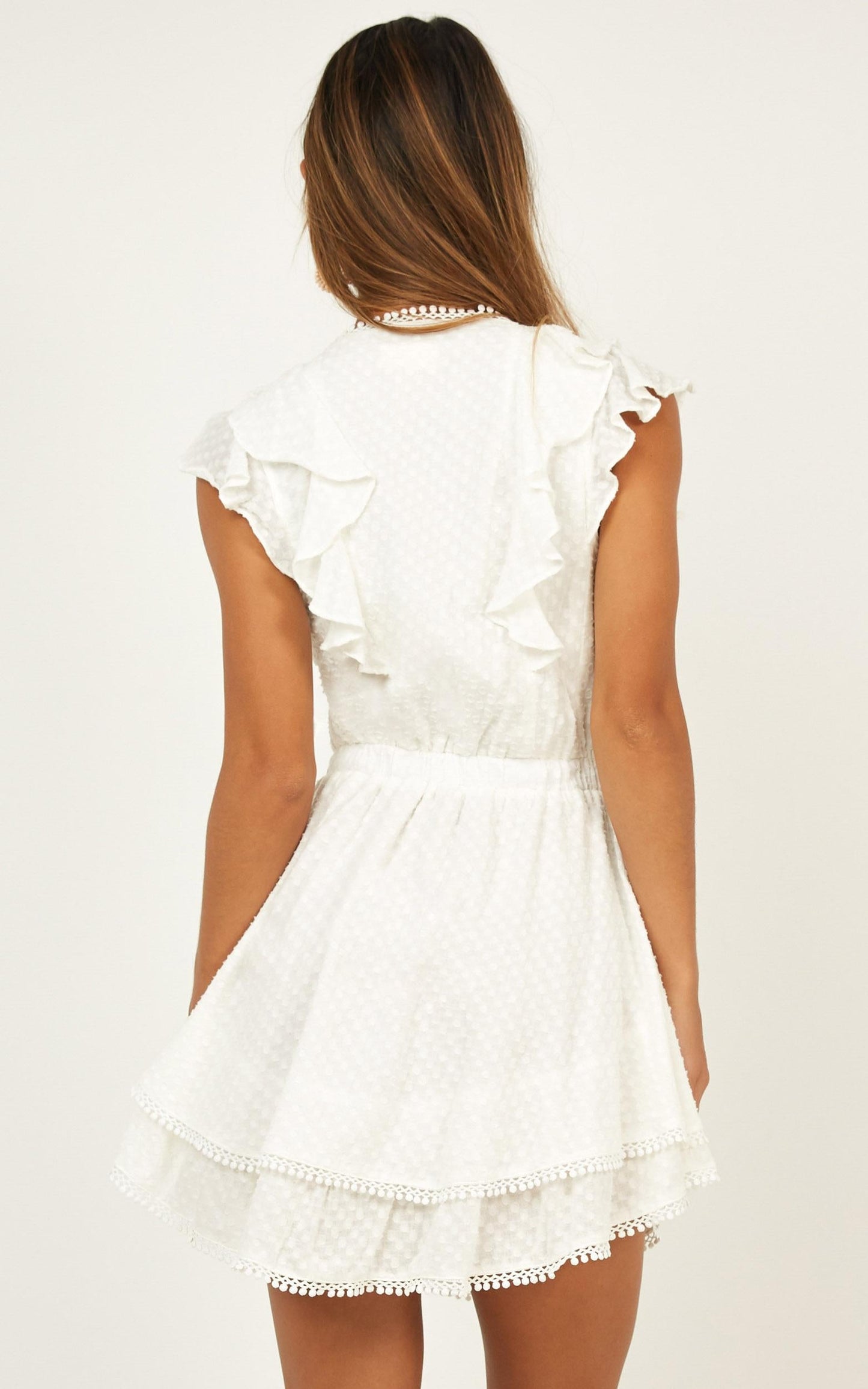 Fly North Dress In White
