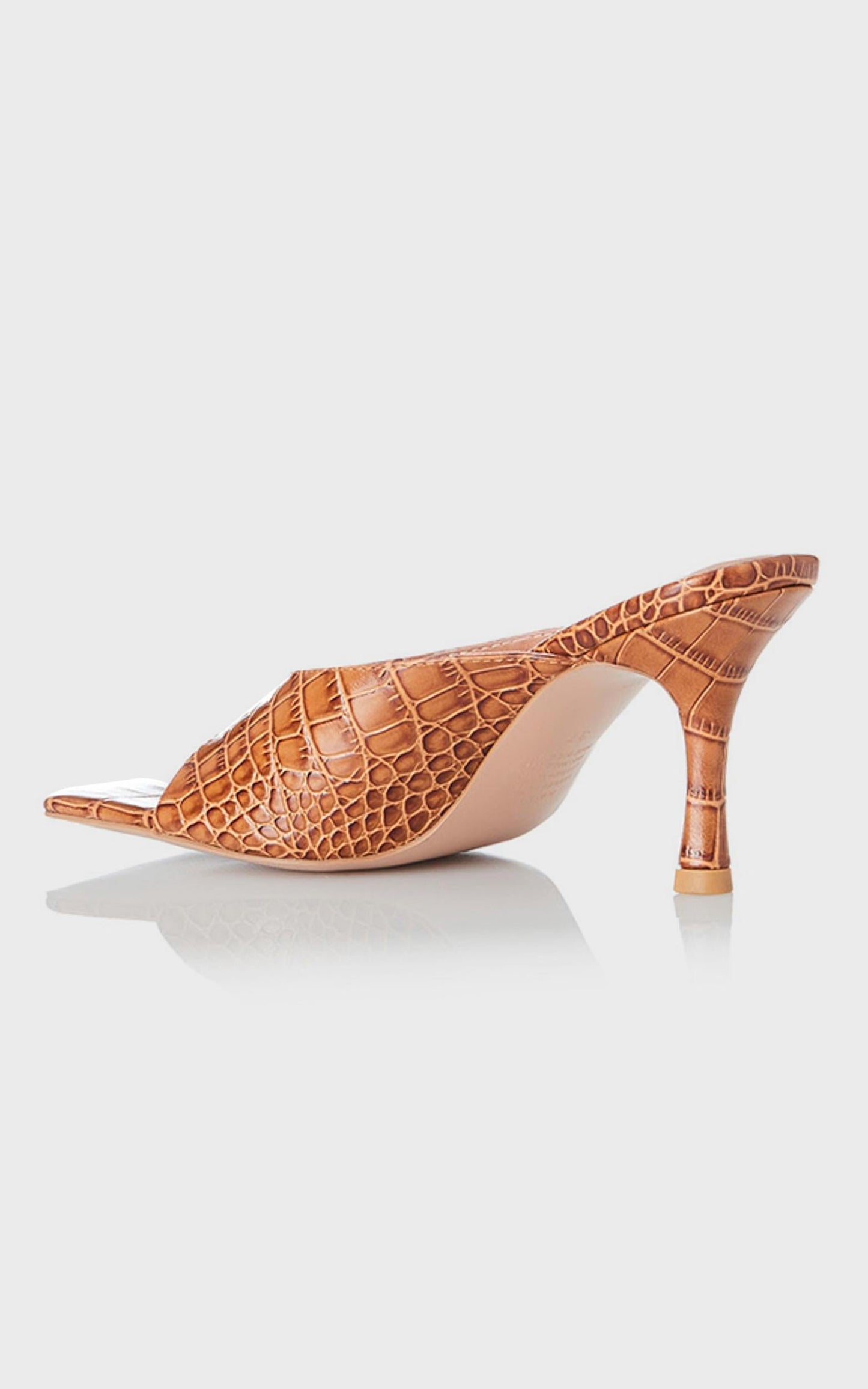 Alias Mae - Flynn Heel in Tan Croc