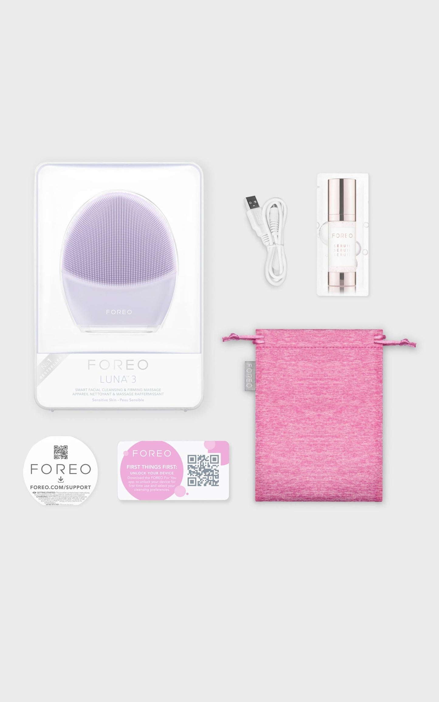Foreo - Luna 3 for Sensitive Skin in Purple
