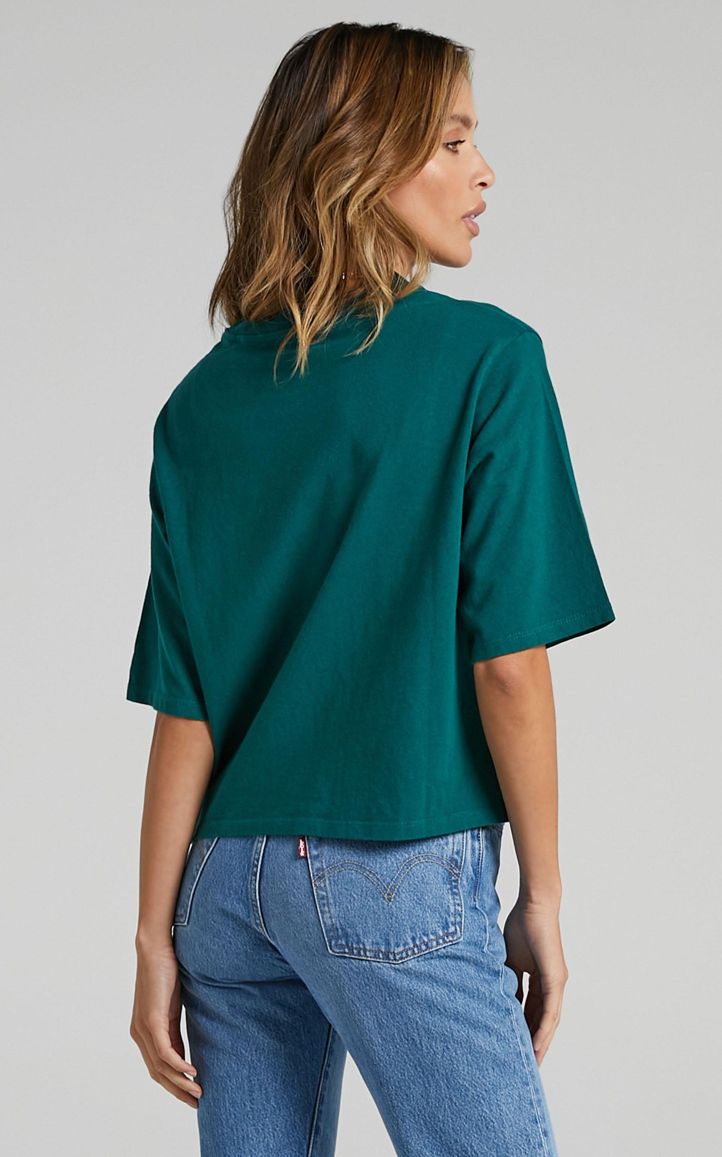 Levi's - Heavyweight Box Logo Tee in Forest
