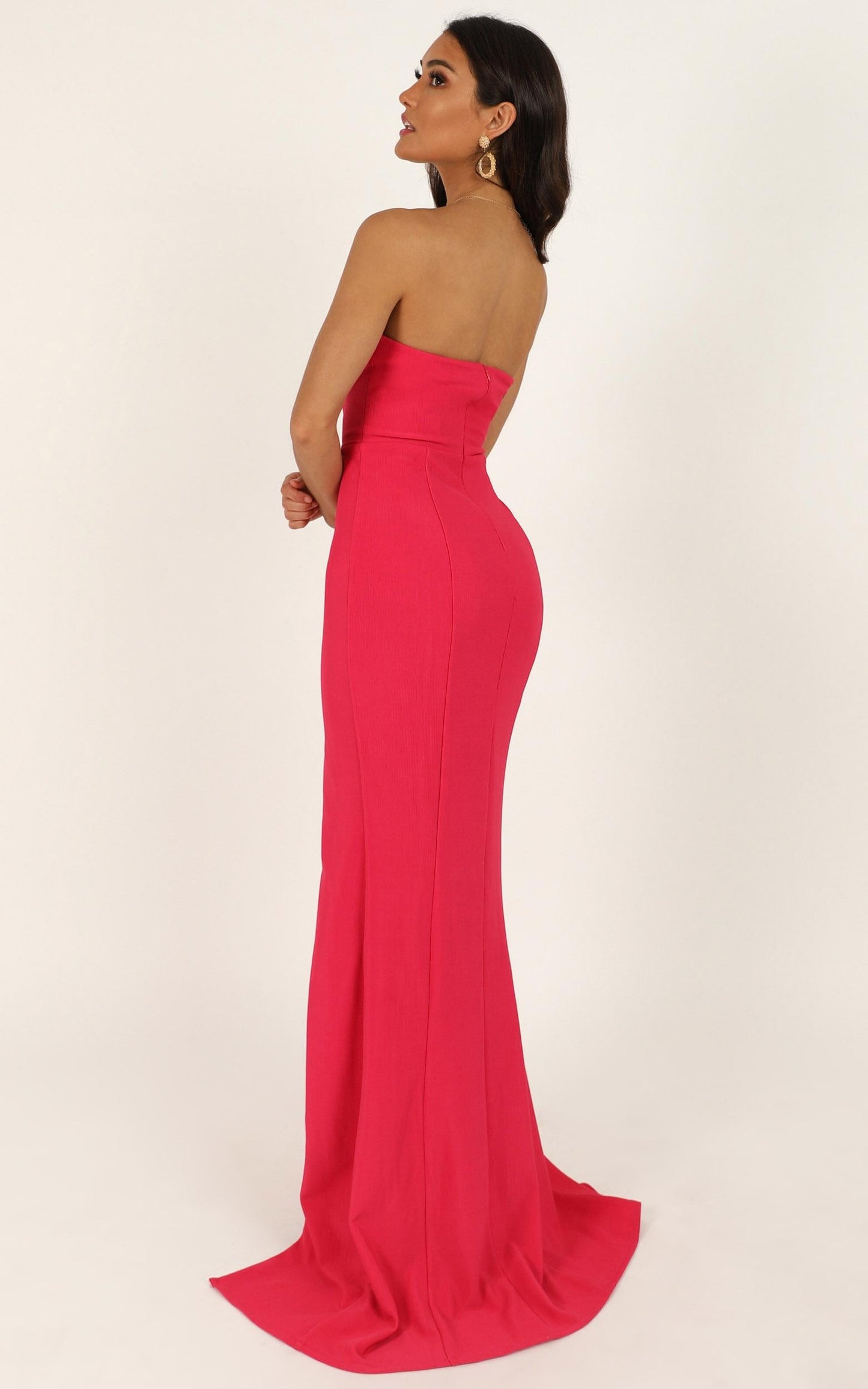 Forgiving You Maxi Dress In Berry