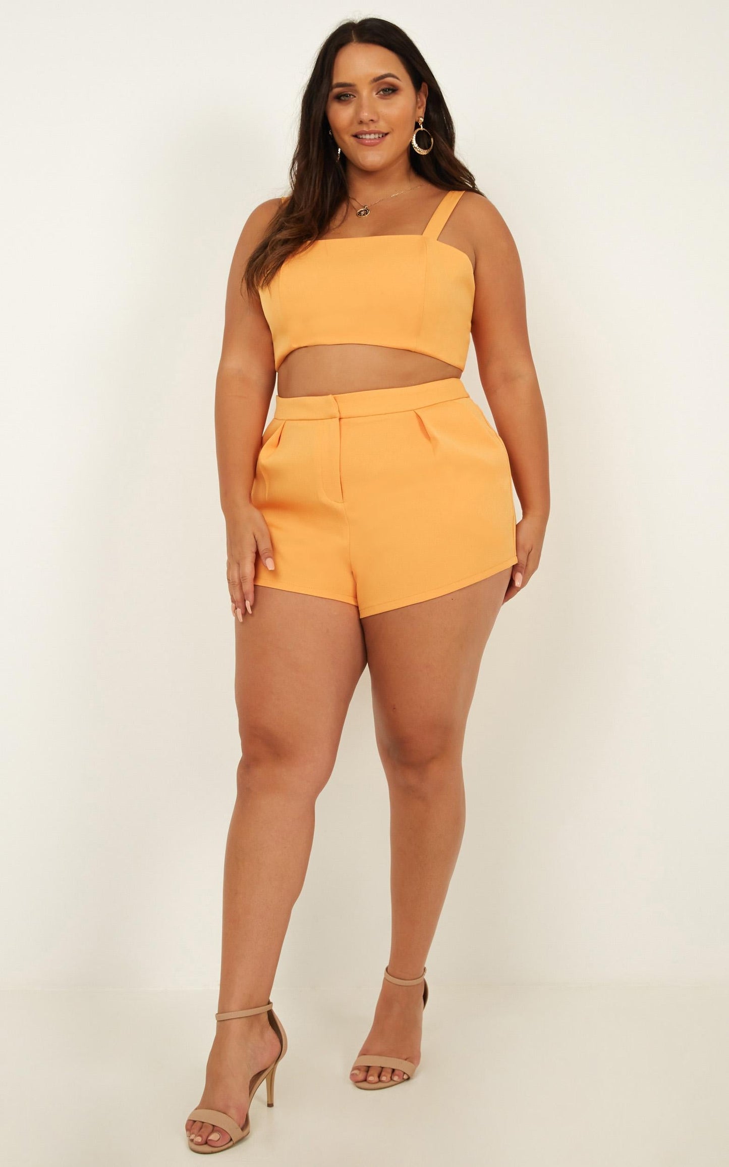 Forgot Me Two Piece Set In Sherbet