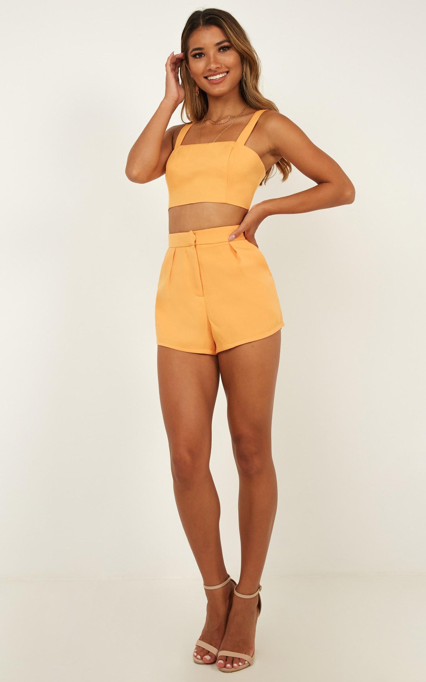 Forgot Me Two Piece Set In Sherbet