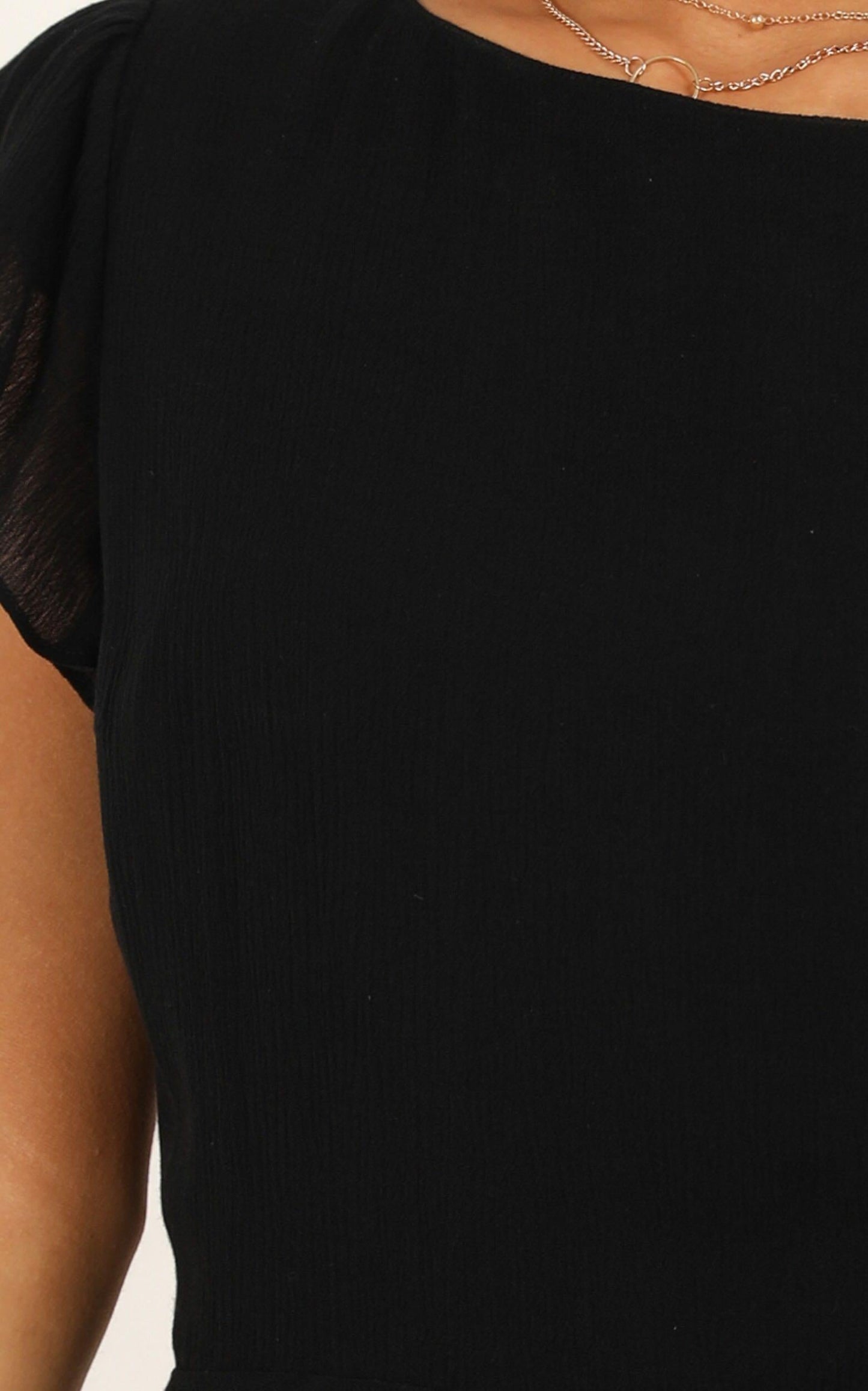 Fortunate Love Playsuit In Black