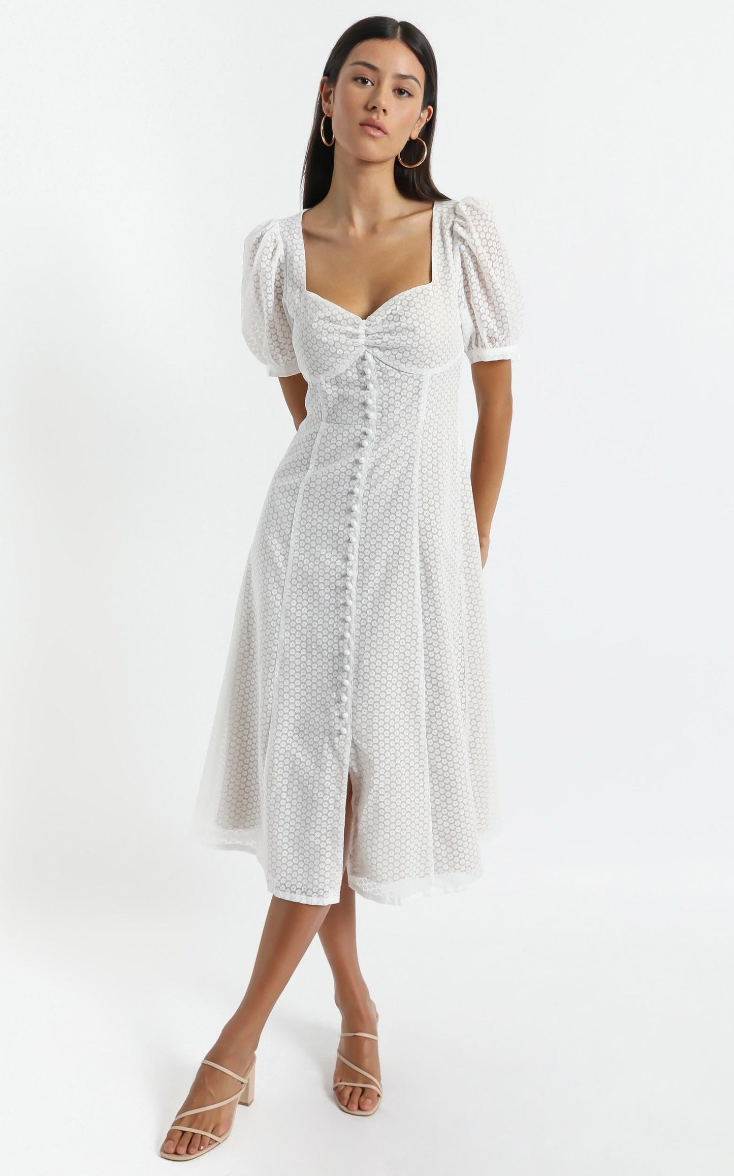 Elodie Dress in White