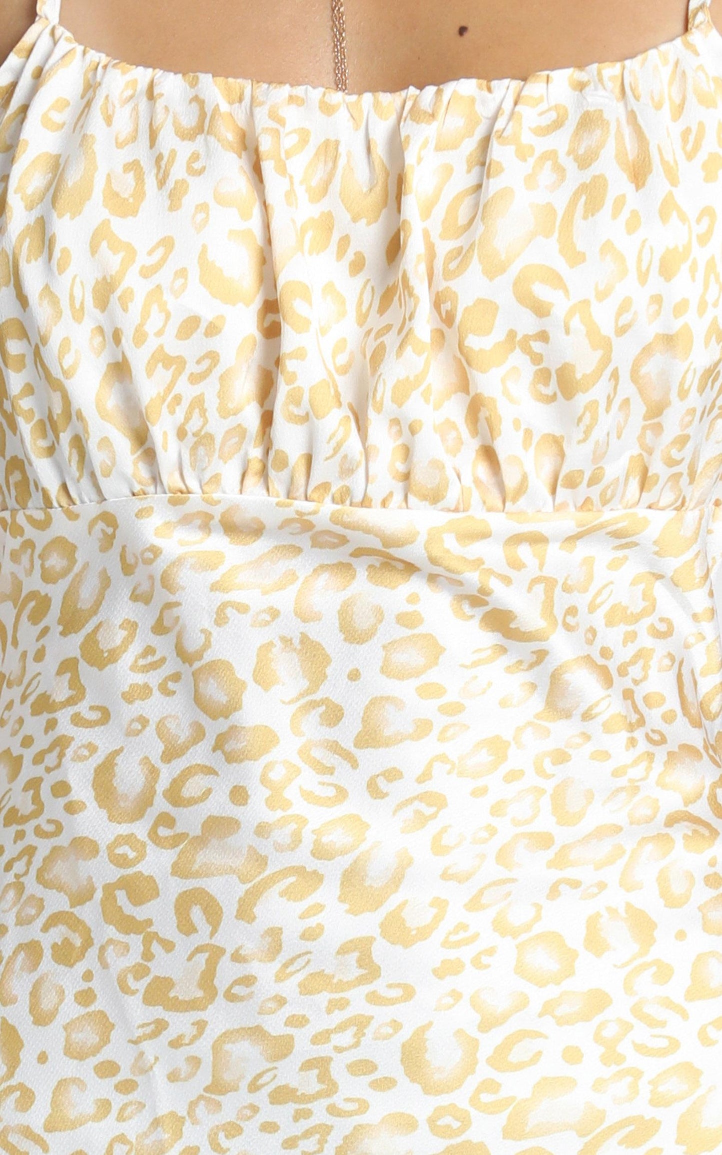 Found It First Dress In Yellow Leopard