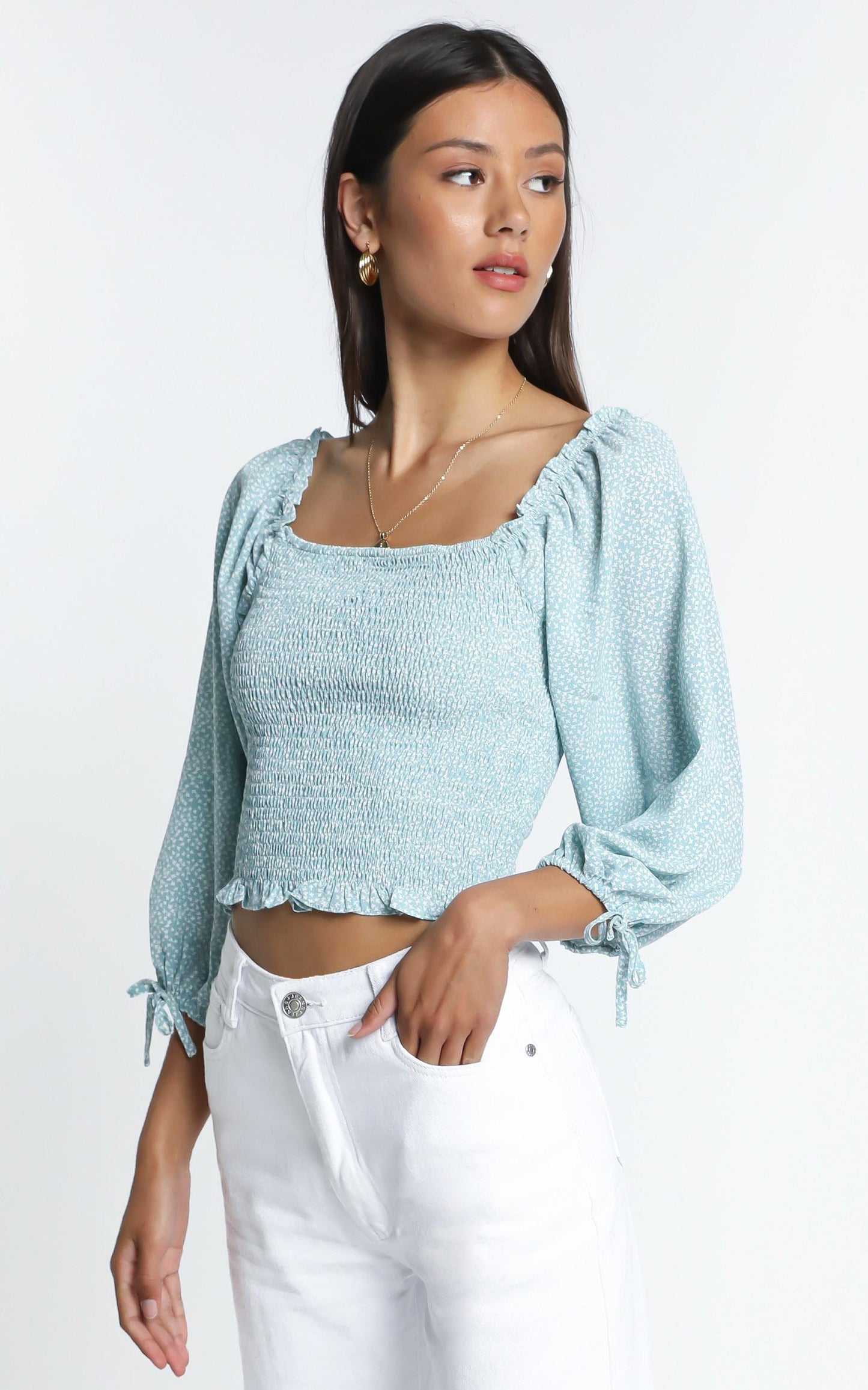 Freddie Top in Light Blue